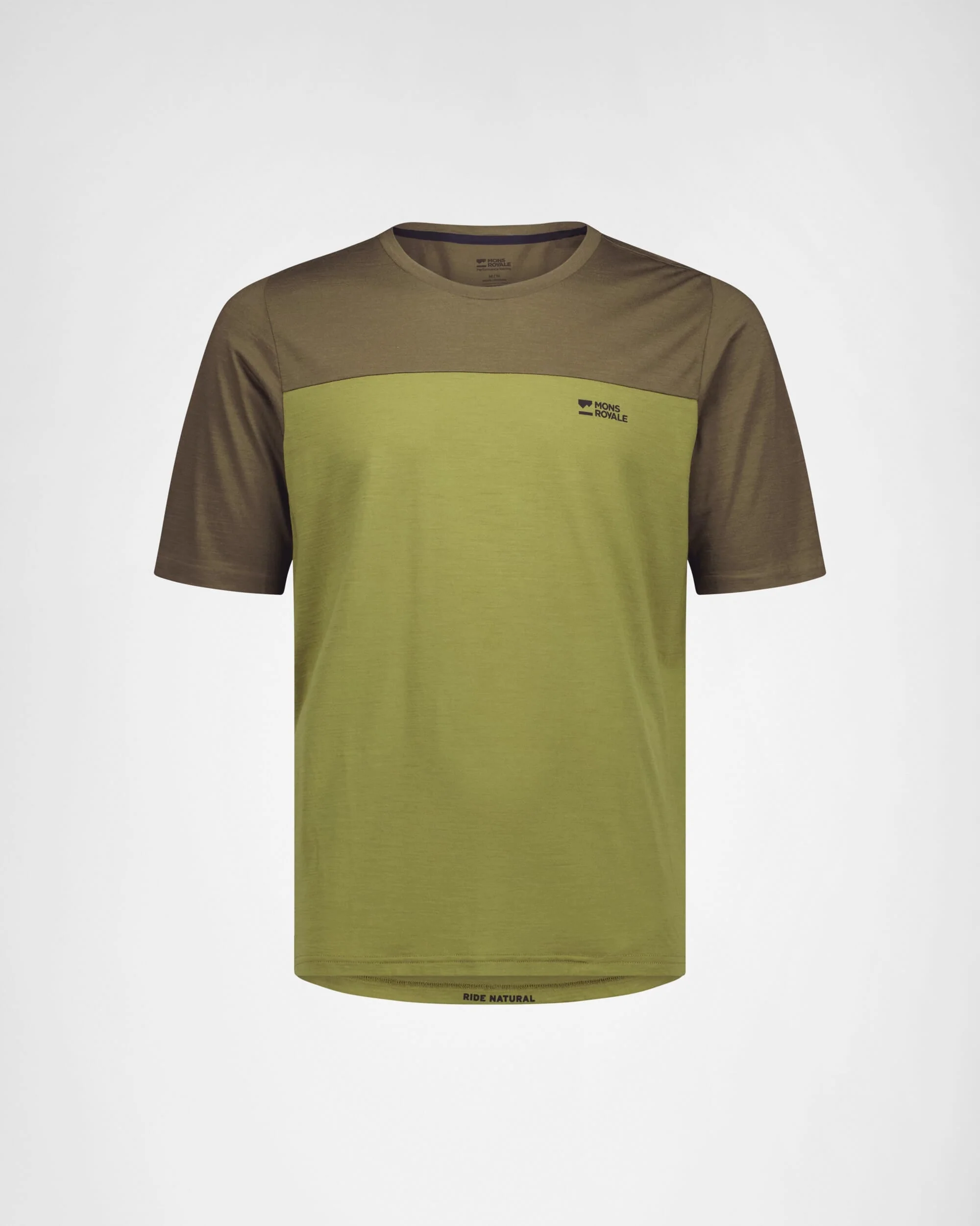 Diversion Merino Bike Jersey Short Sleeve - Fern / Olive | Men's Bike Jersey - Image 4