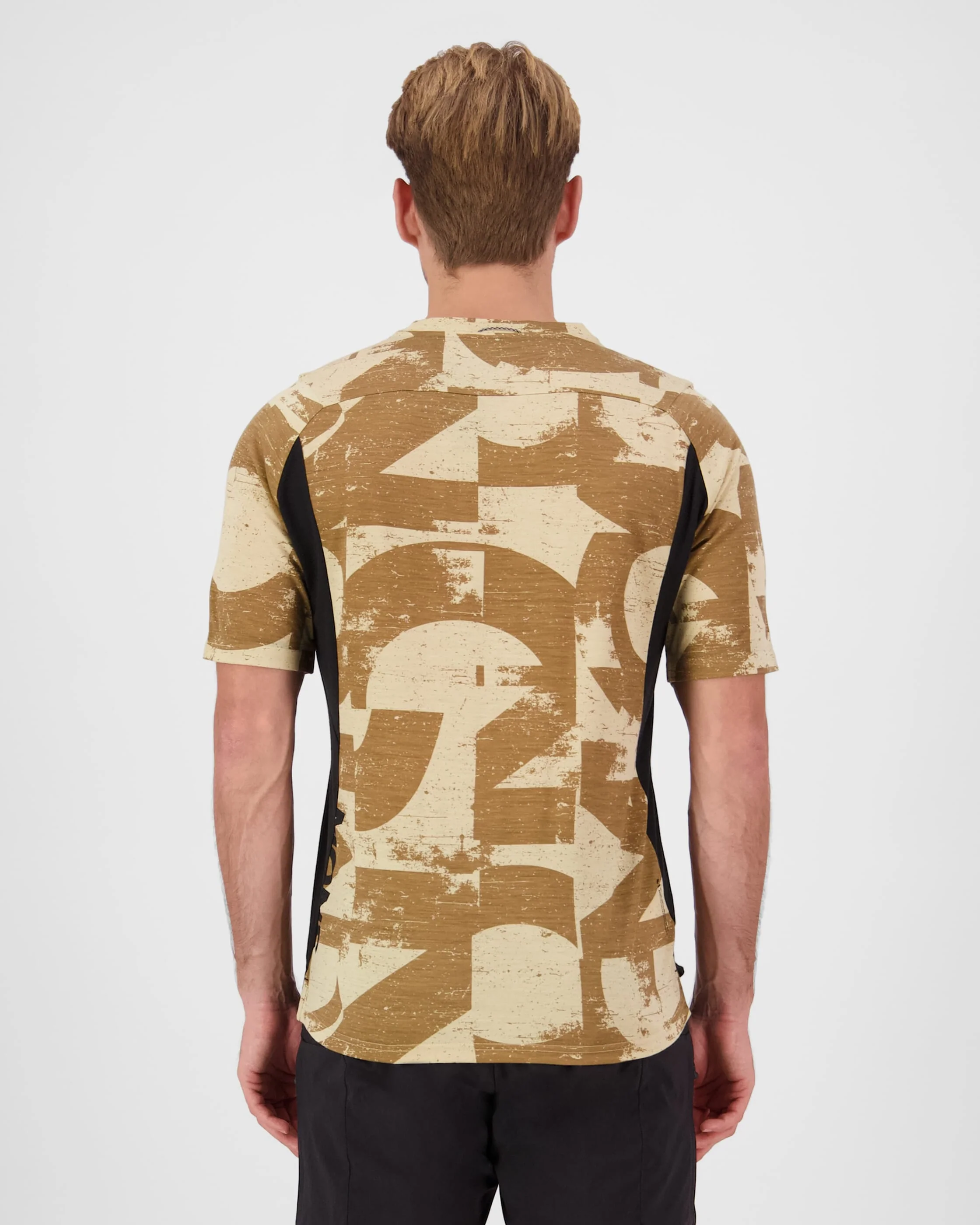 Diversion Merino Bike Jersey Short Sleeve - Grunge / Black | Men's Bike Jersey - Image 2
