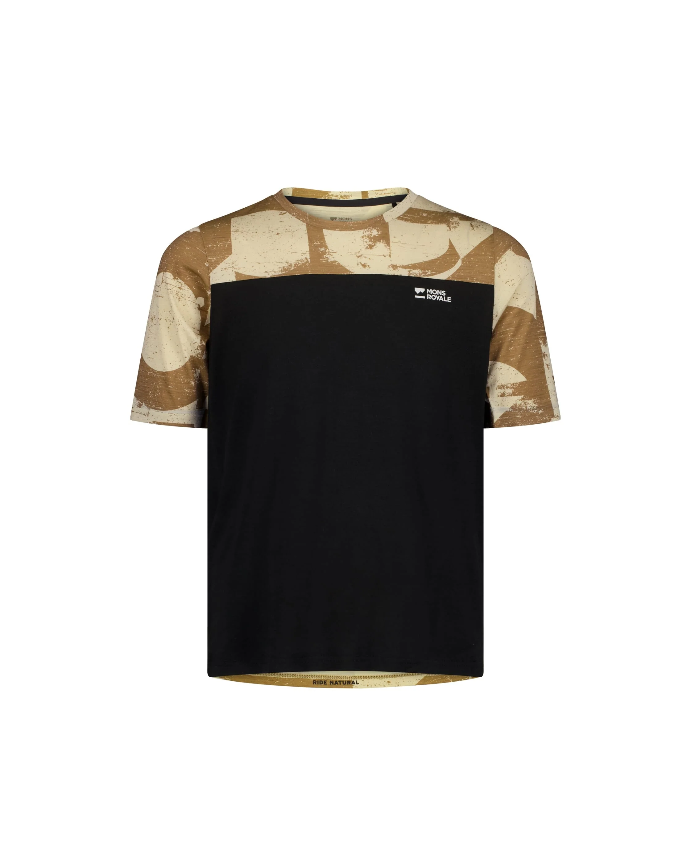 Diversion Merino Bike Jersey Short Sleeve - Grunge / Black | Men's Bike Jersey - Image 5