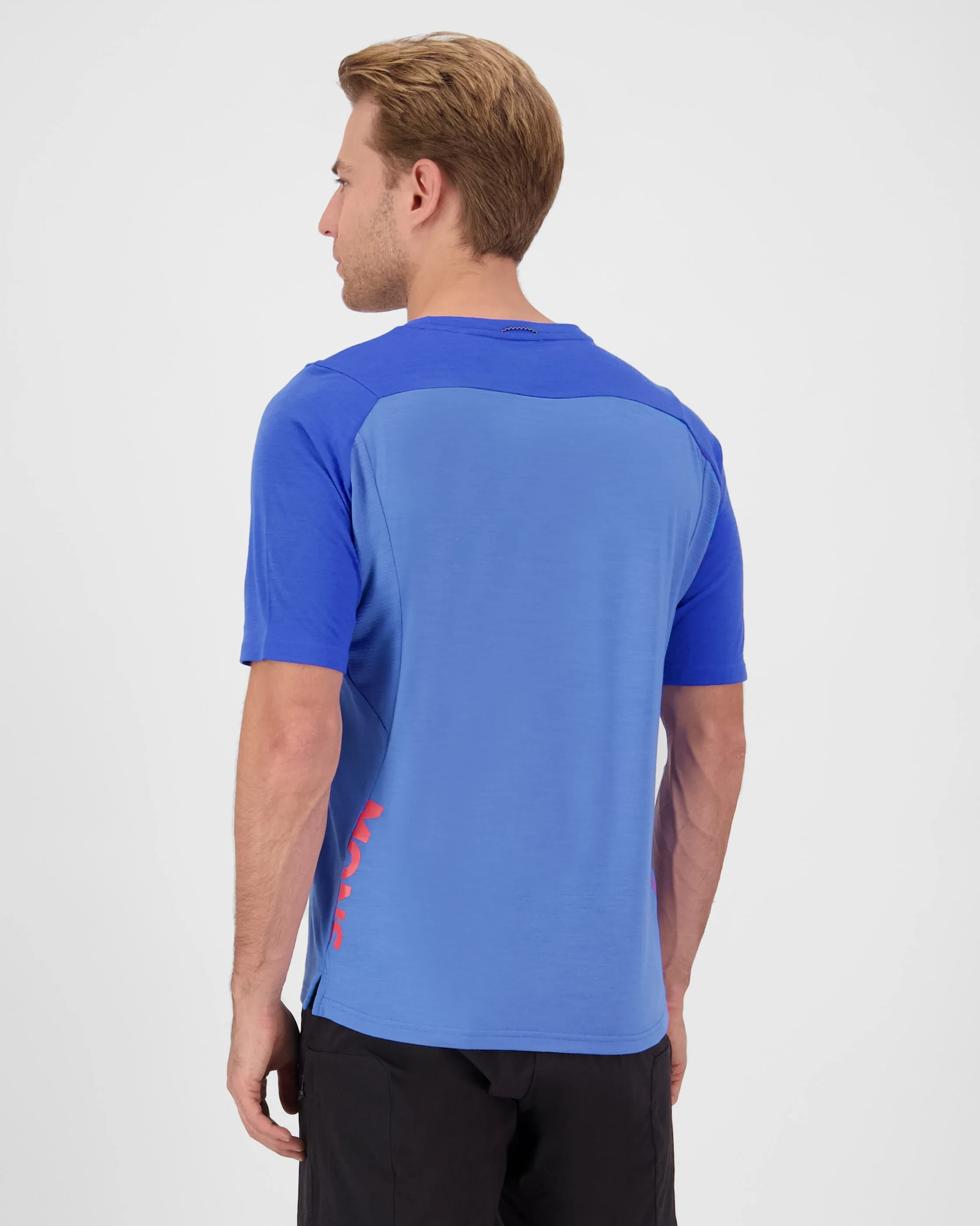 Diversion Merino Bike Jersey Short Sleeve - Ocean / Ultramarine | Men's Bike Jersey - Image 2