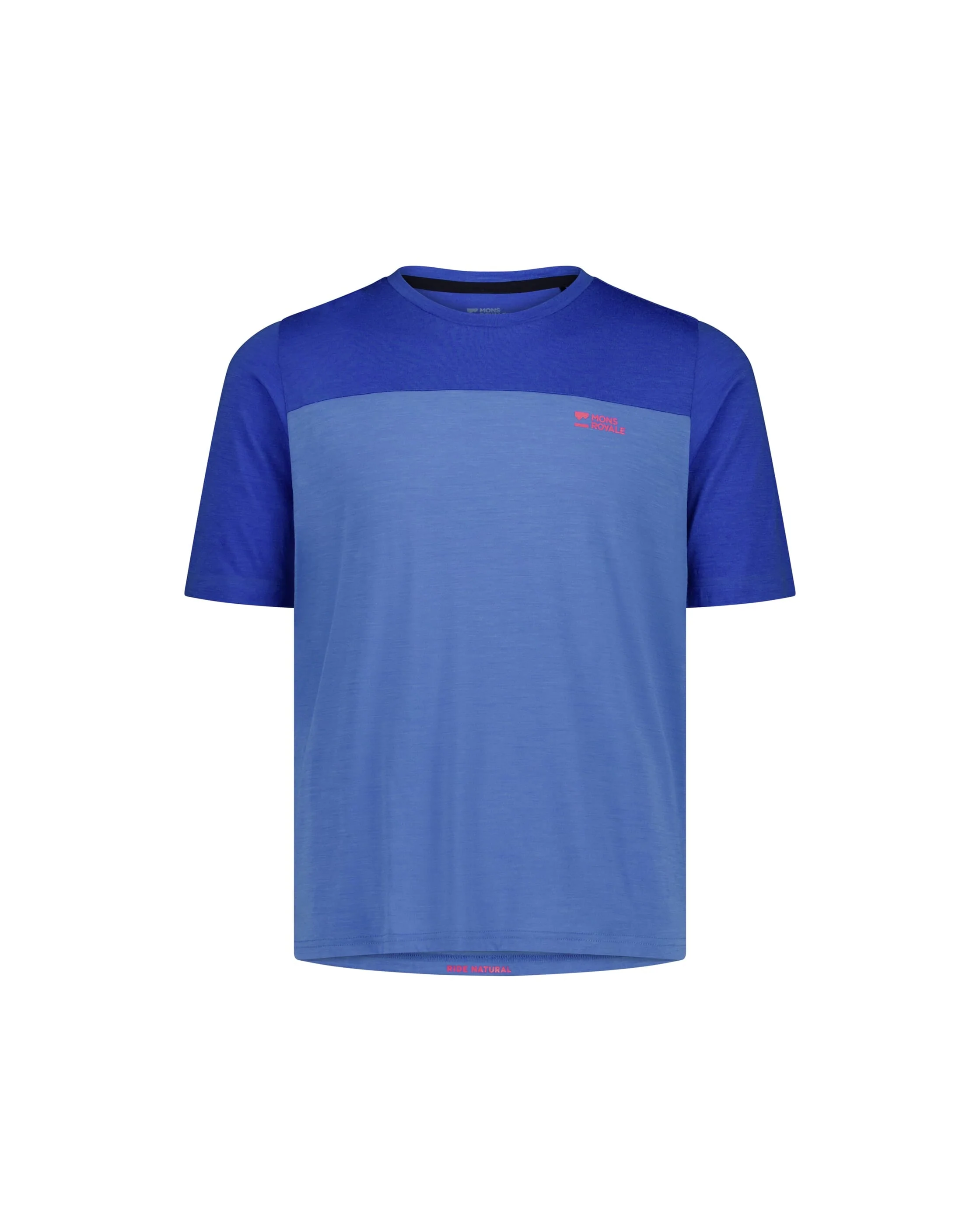 Diversion Merino Bike Jersey Short Sleeve - Ocean / Ultramarine | Men's Bike Jersey - Image 4