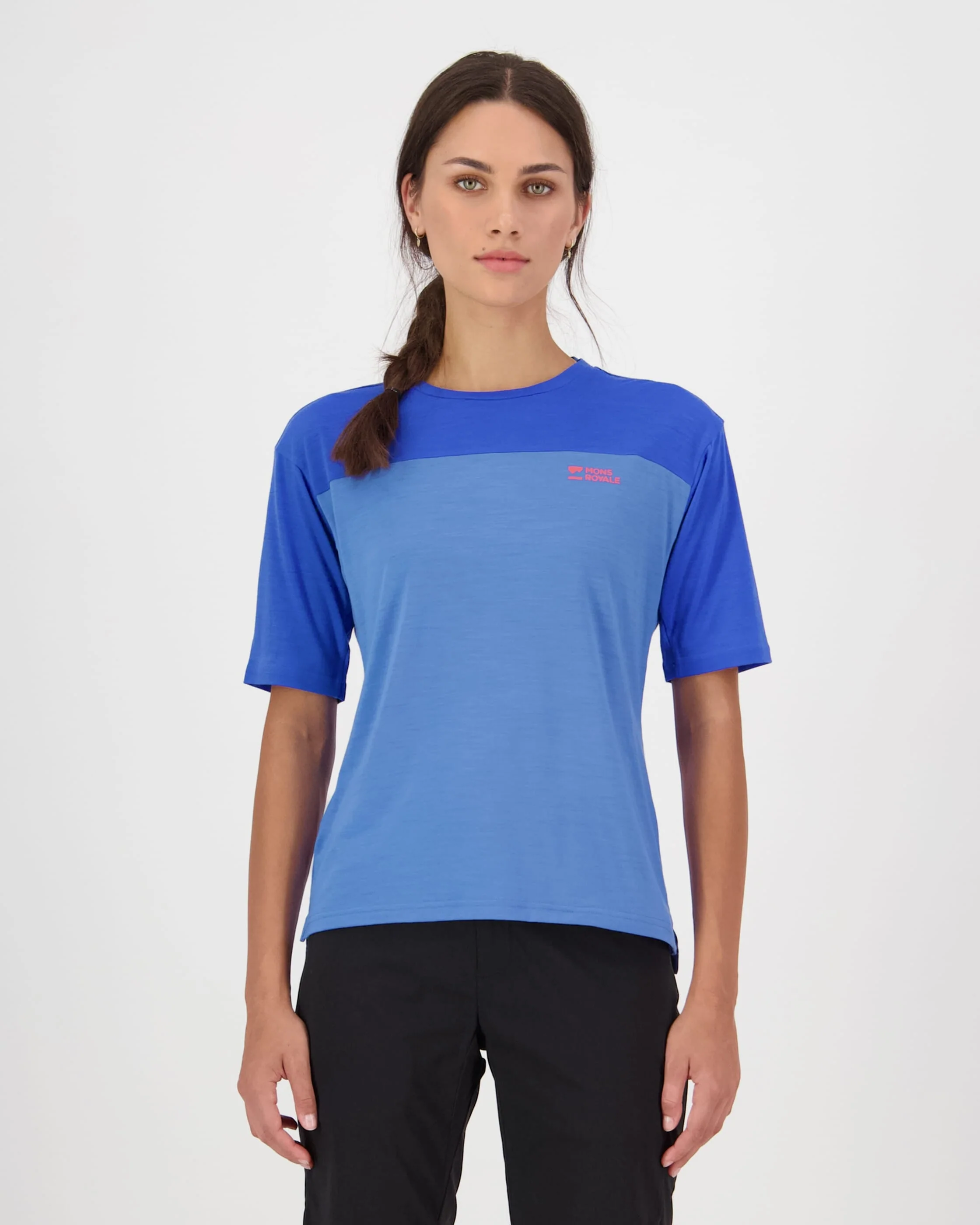 Diversion Merino Bike Jersey Short Sleeve - Ocean / Ultramarine | Women's Bike Jersey