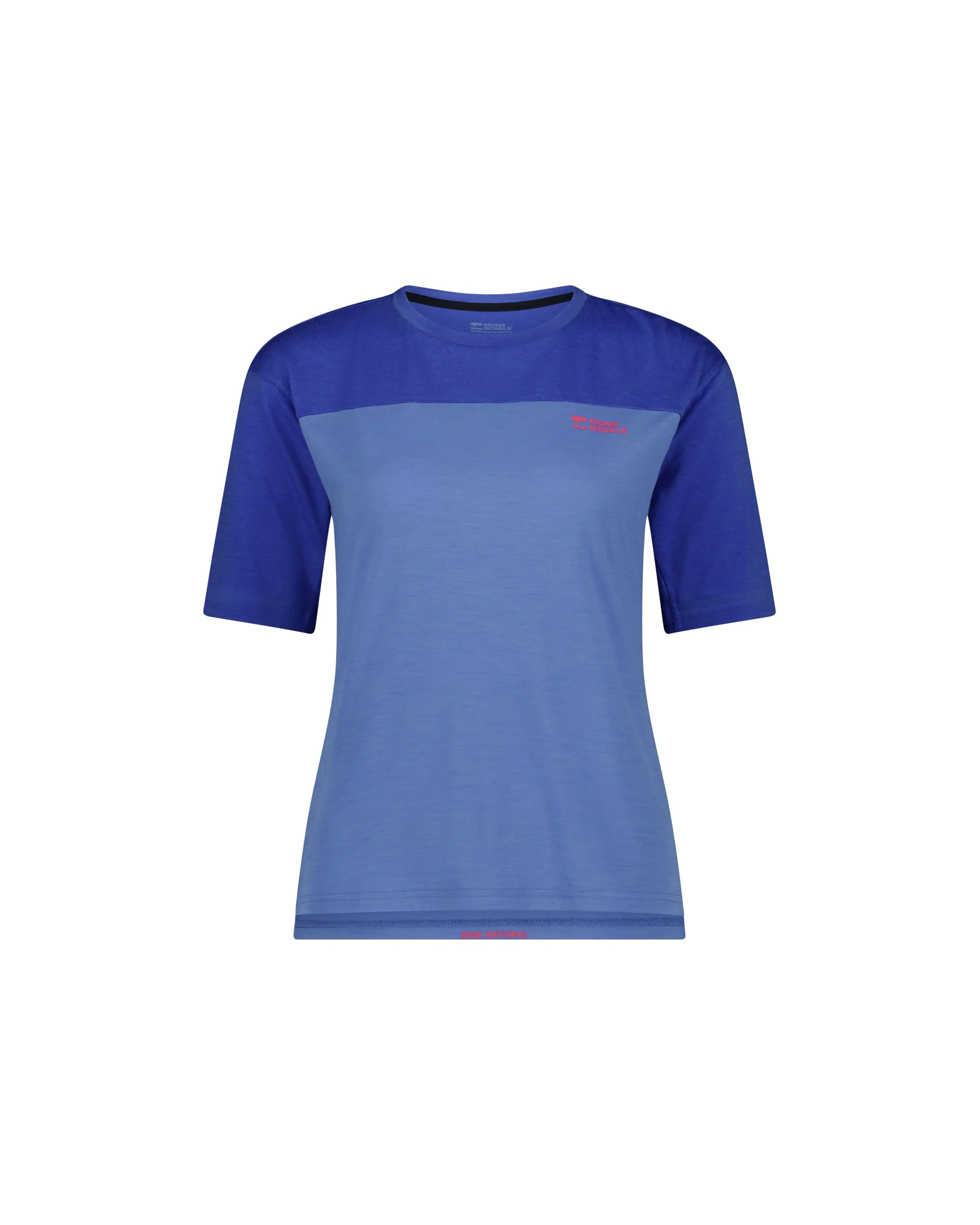 Diversion Merino Bike Jersey Short Sleeve - Ocean / Ultramarine | Women's Bike Jersey - Image 6