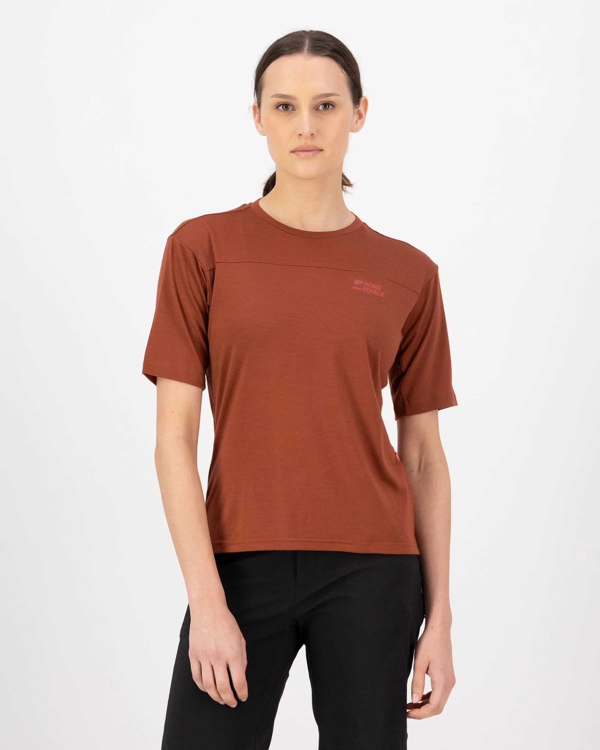 Diversion Merino Bike Jersey Short Sleeve - Sienna | Women's Bike Jersey