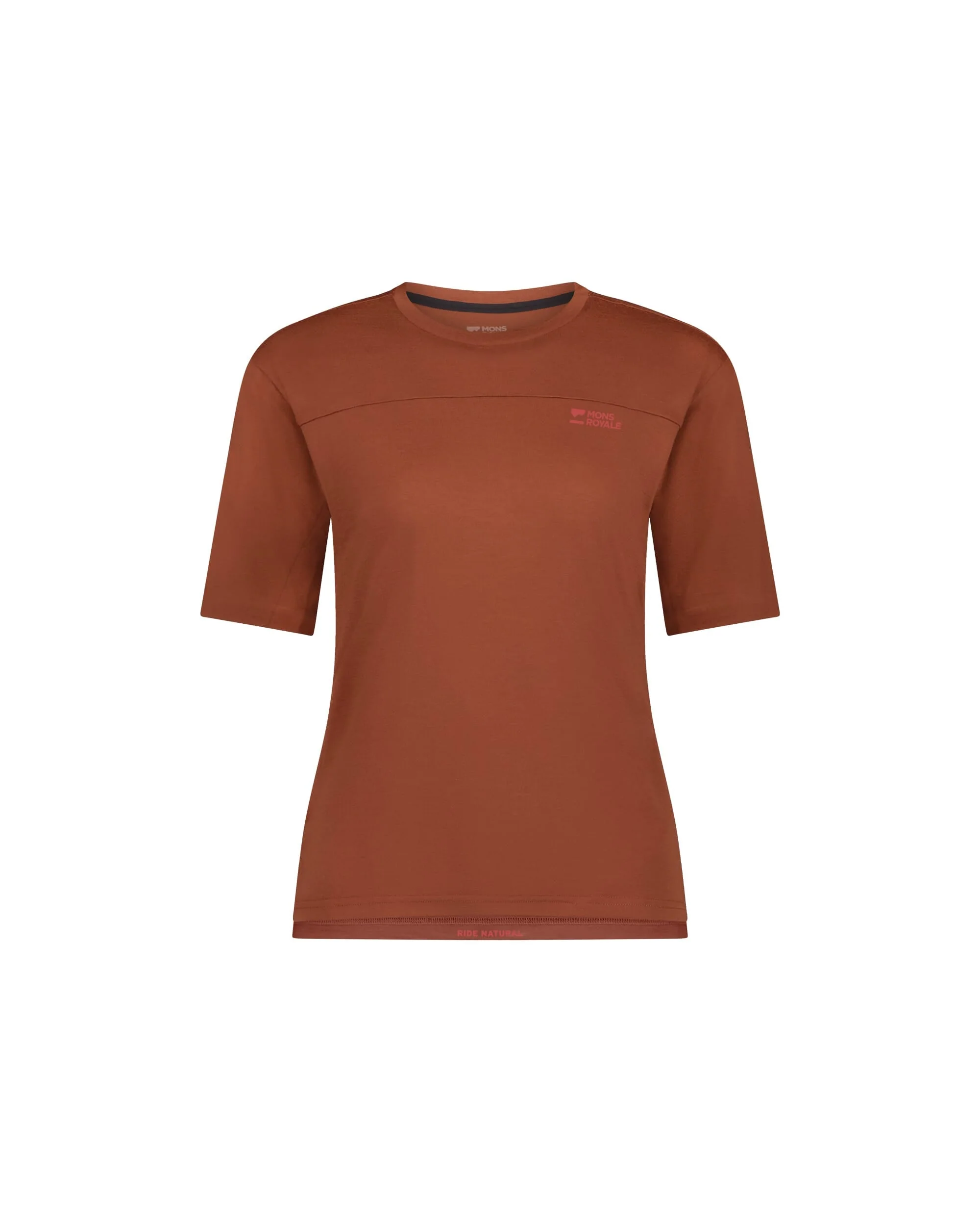 Diversion Merino Bike Jersey Short Sleeve - Sienna | Women's Bike Jersey - Image 5