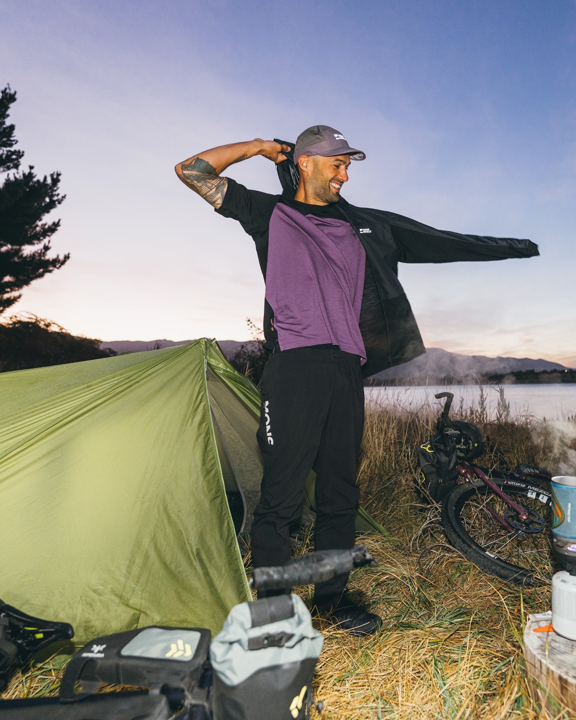 Diversion Merino Trail Pants - Black | Men's Pants - Image 3