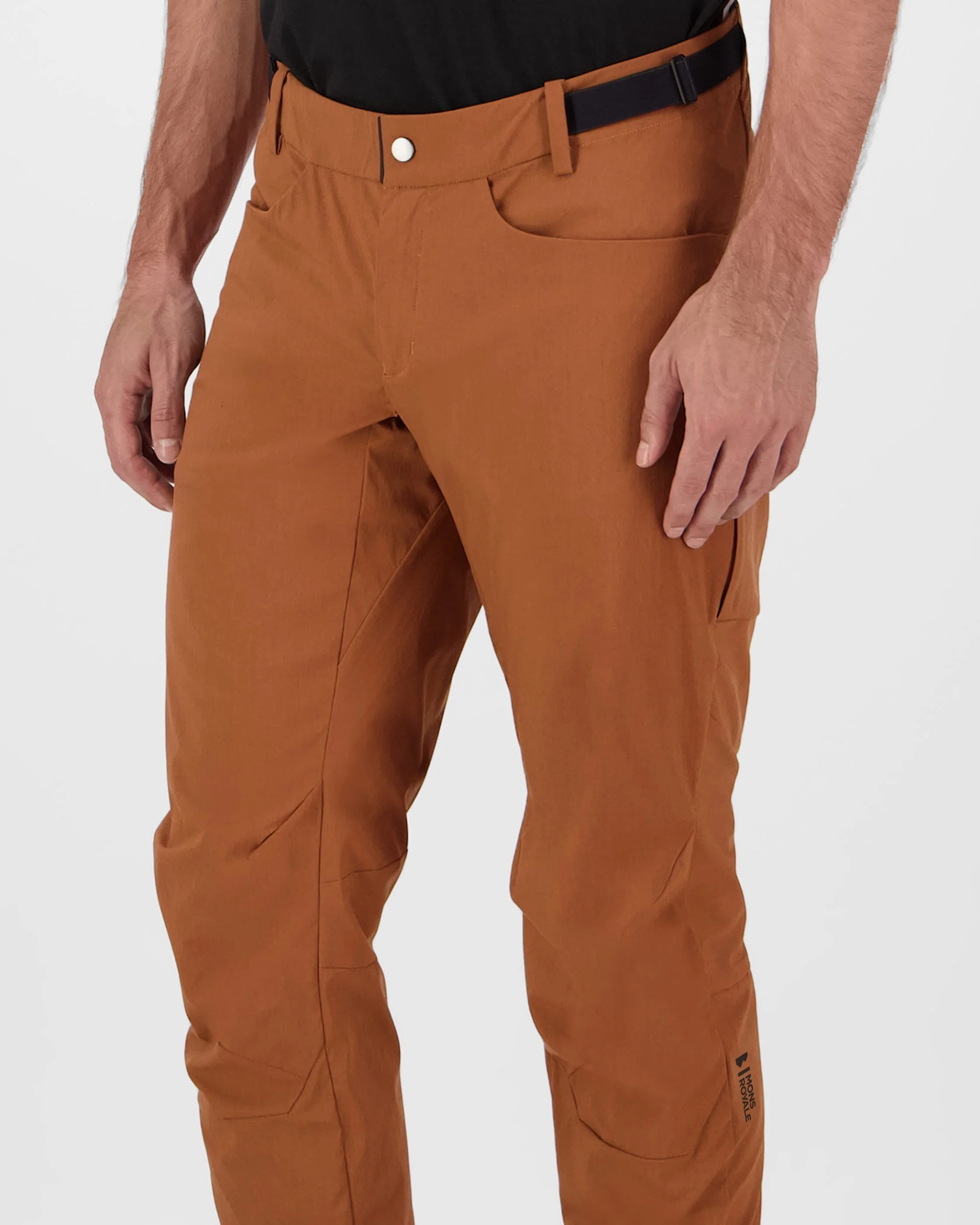 Diversion Merino Trail Pants - Caramel | Men's Pants - Image 4