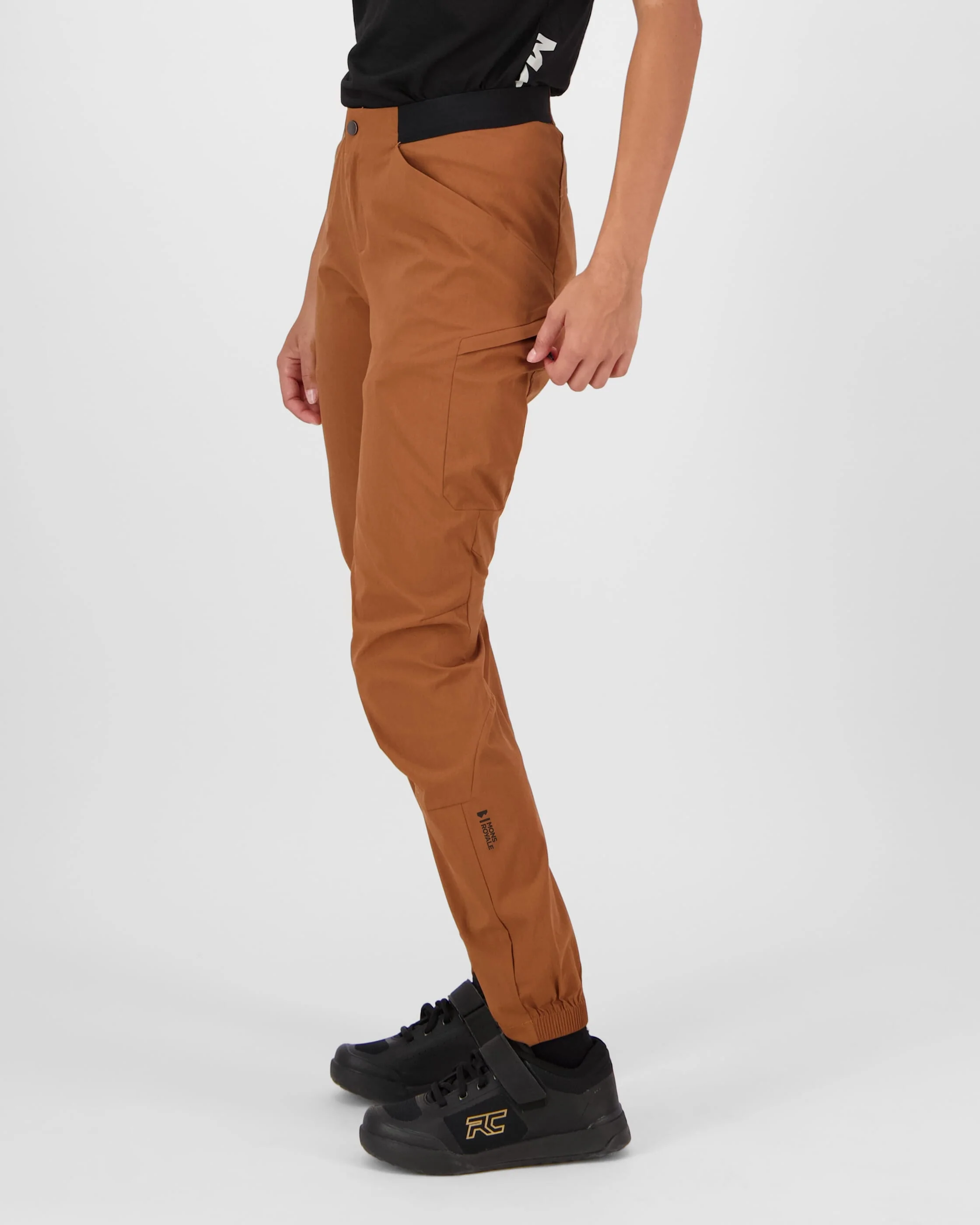 Diversion Merino Trail Pants - Caramel | Women's Pants - Image 3