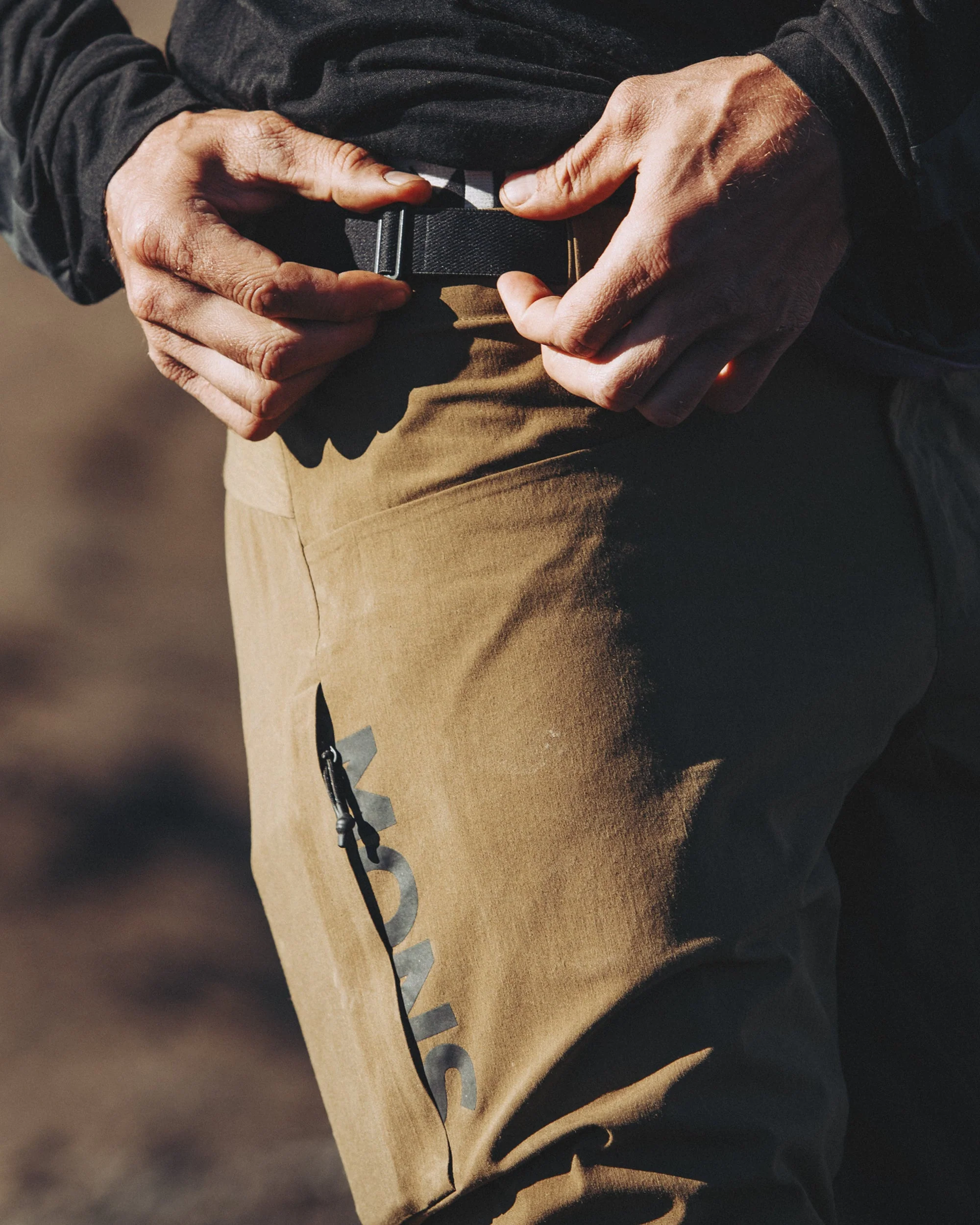 Diversion Merino Trail Pants - Dark Olive | Men's Pants - Image 4