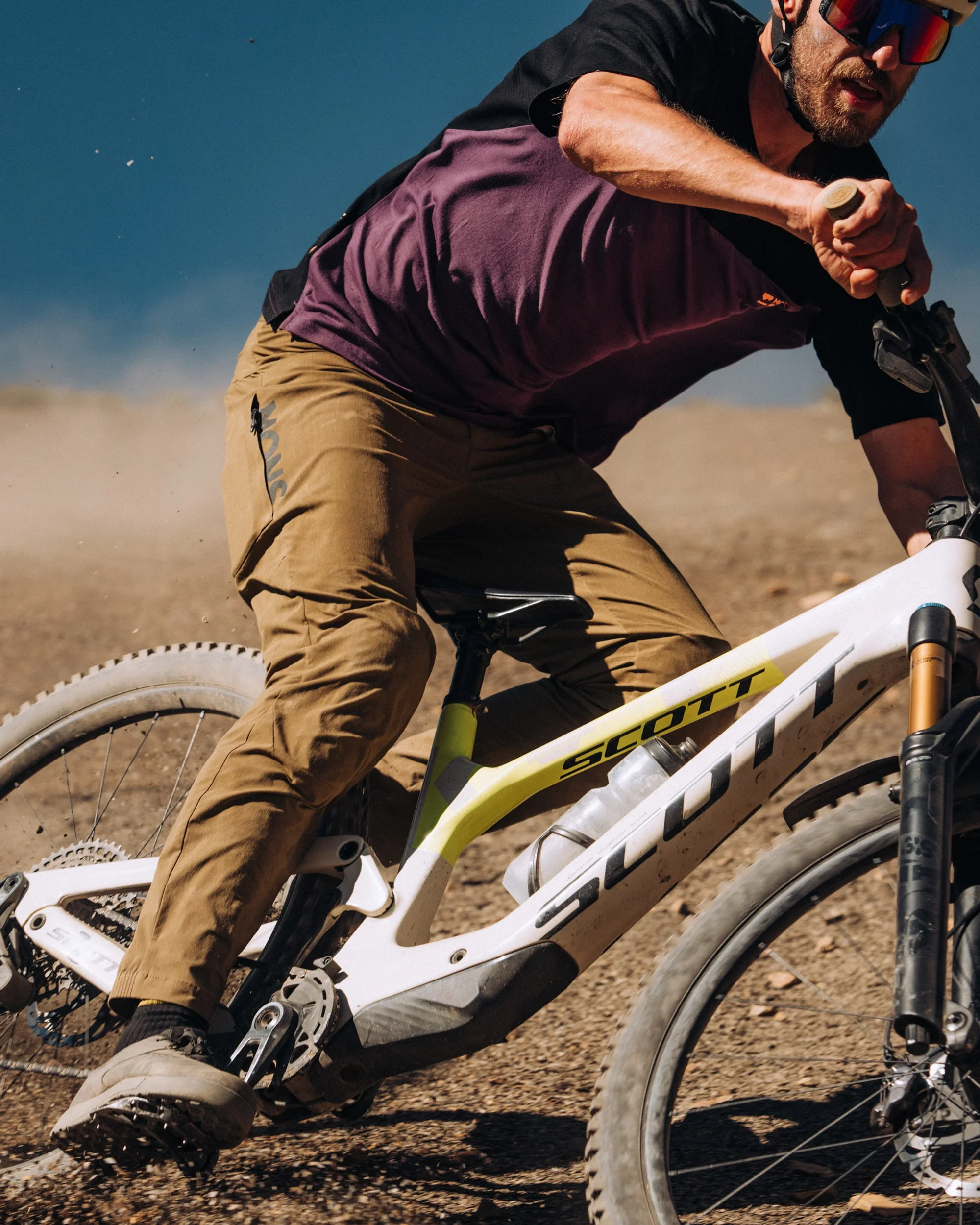 Diversion Merino Trail Pants - Dark Olive | Men's Pants - Image 5