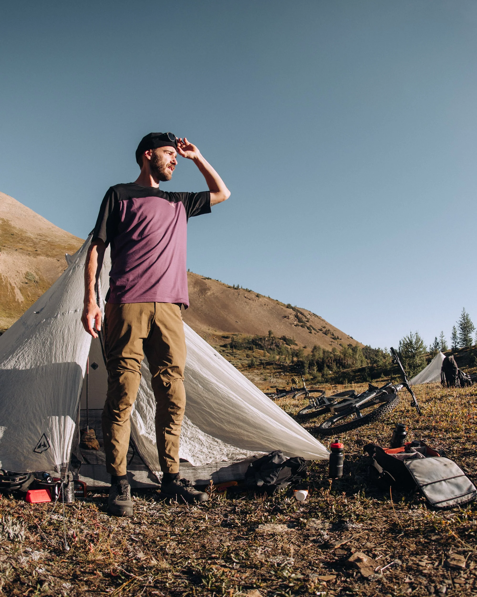 Diversion Merino Trail Pants - Dark Olive | Men's Pants - Image 6