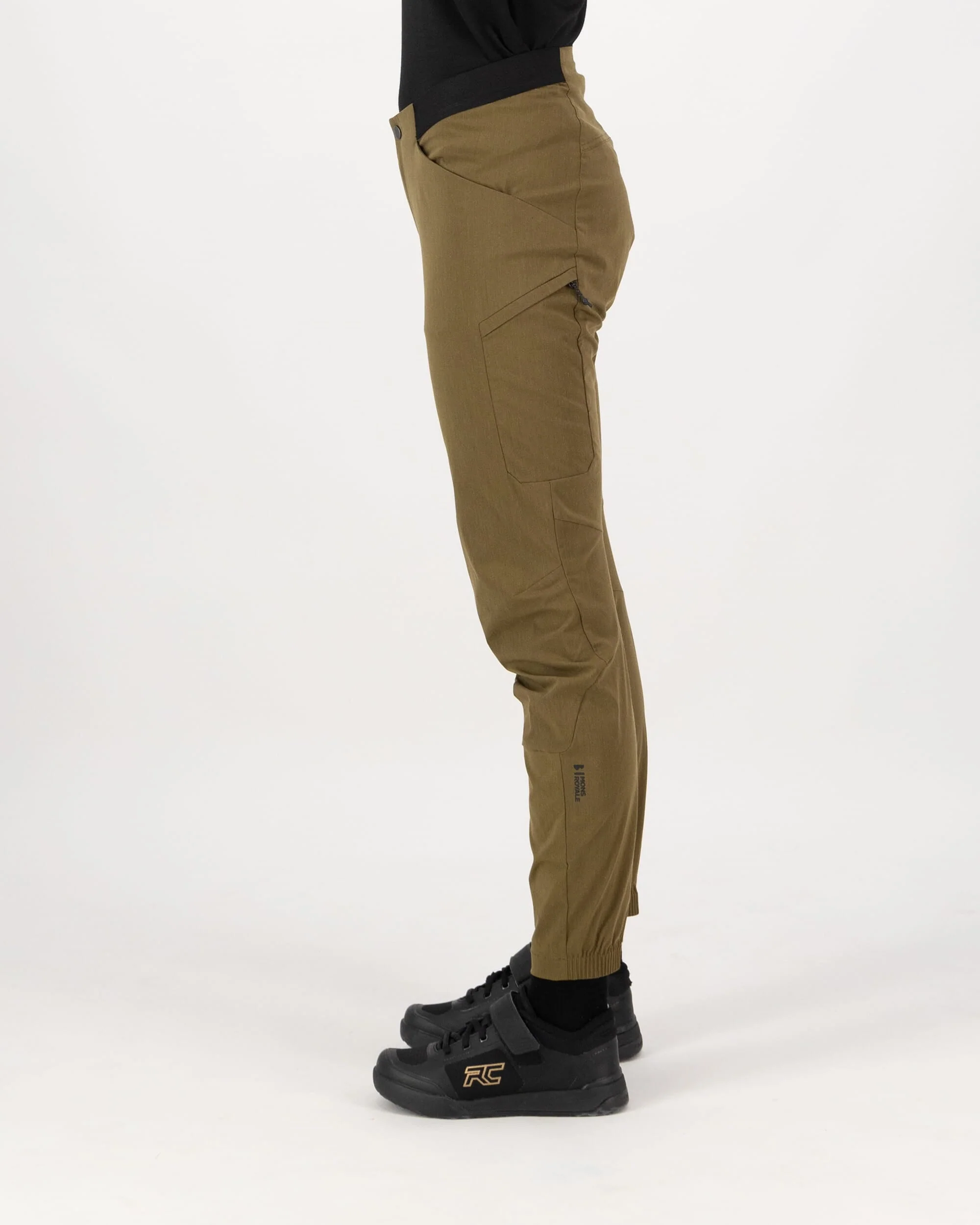 Diversion Merino Trail Pants - Dark Olive | Women's Pants - Image 3