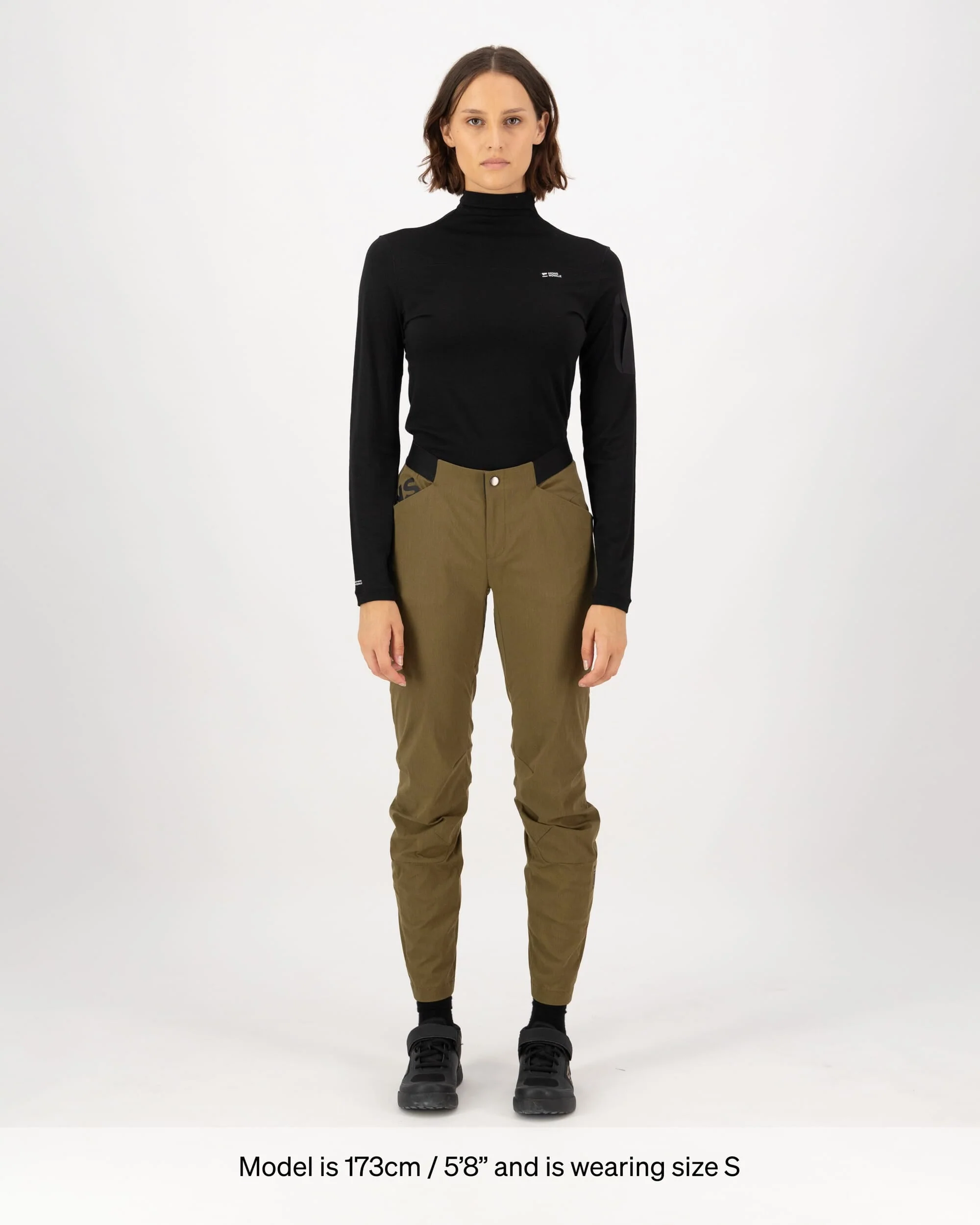 Diversion Merino Trail Pants - Dark Olive | Women's Pants - Image 6