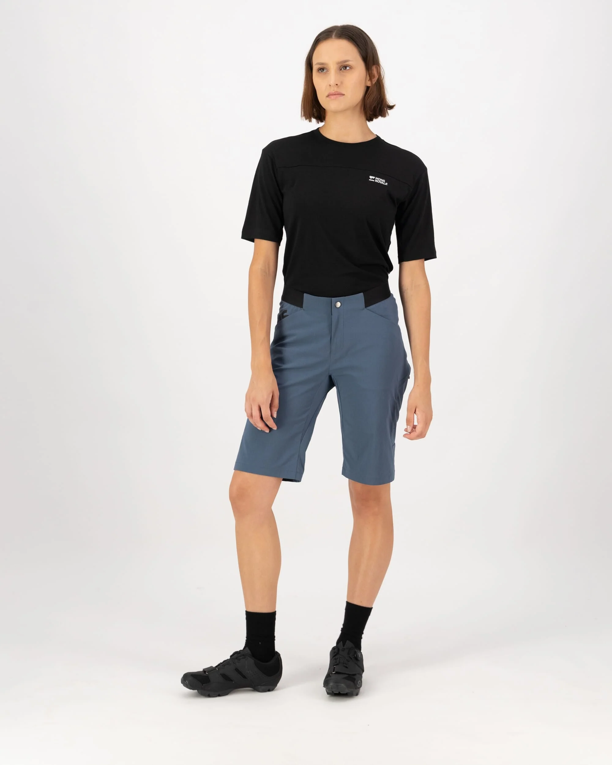 Diversion Merino Trail Shorts - Abyss | Women's Shorts - Image 7