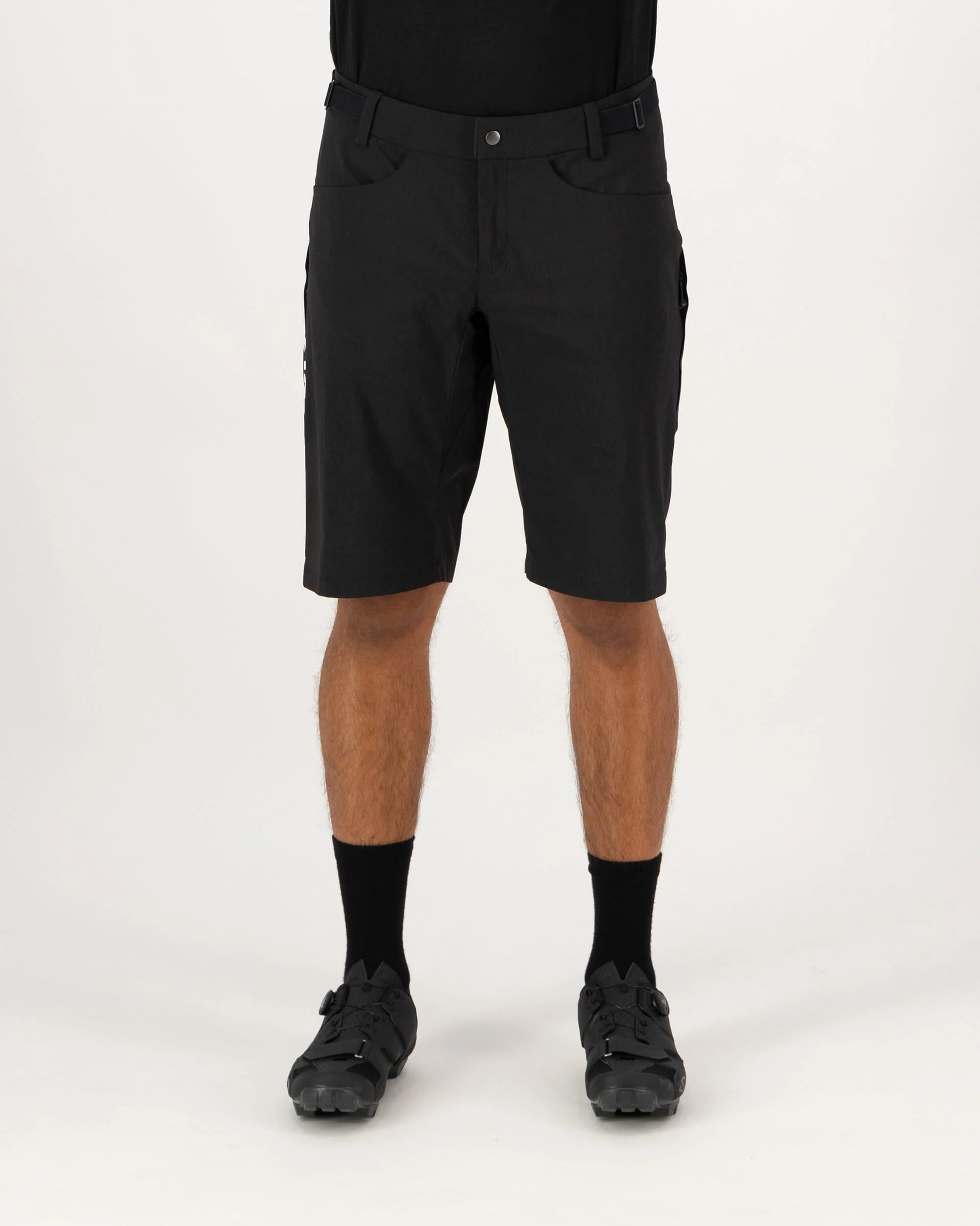 Diversion Merino Trail Shorts - Black | Men's Shorts - Image 3