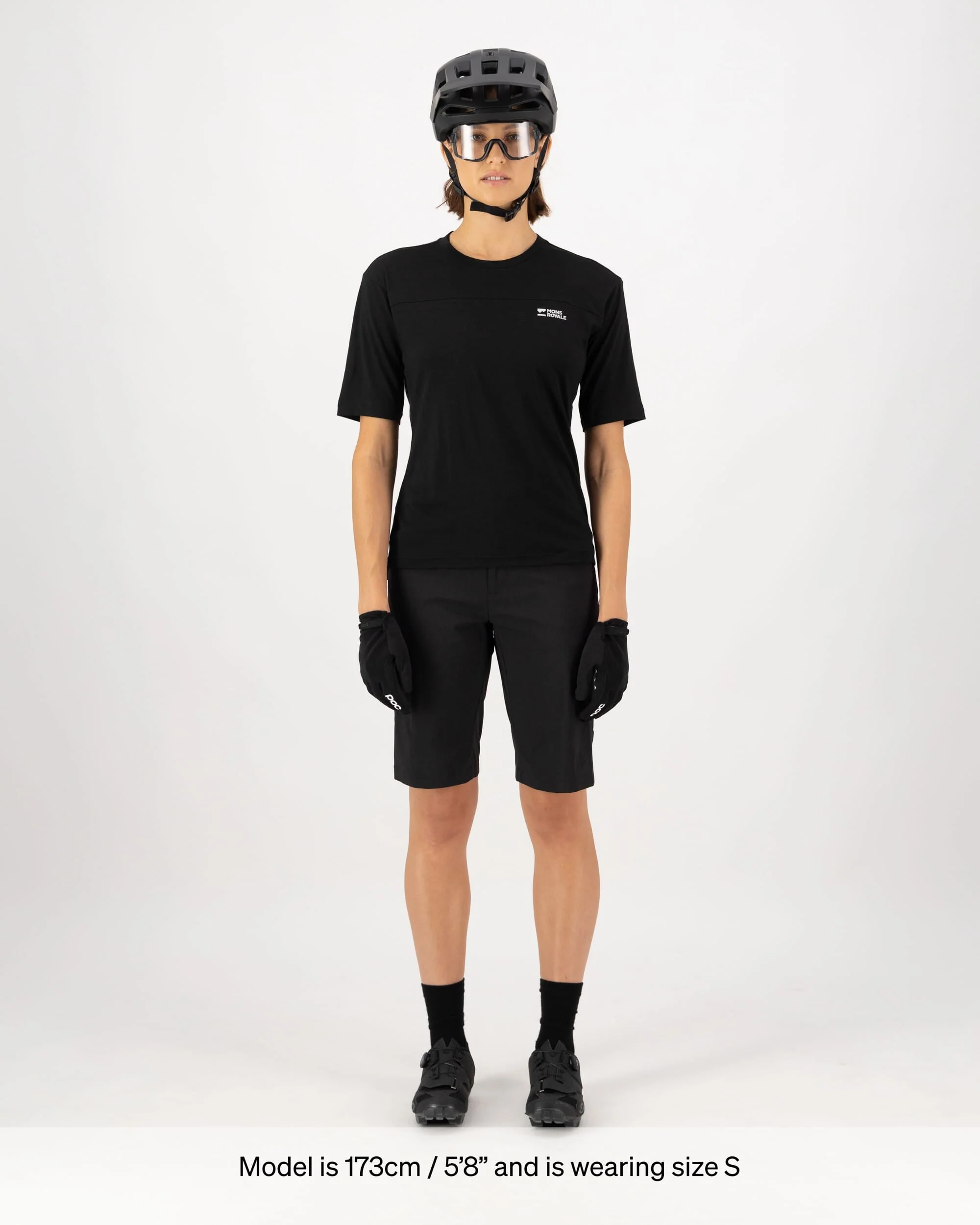 Diversion Merino Trail Shorts - Black | Women's Shorts - Image 5