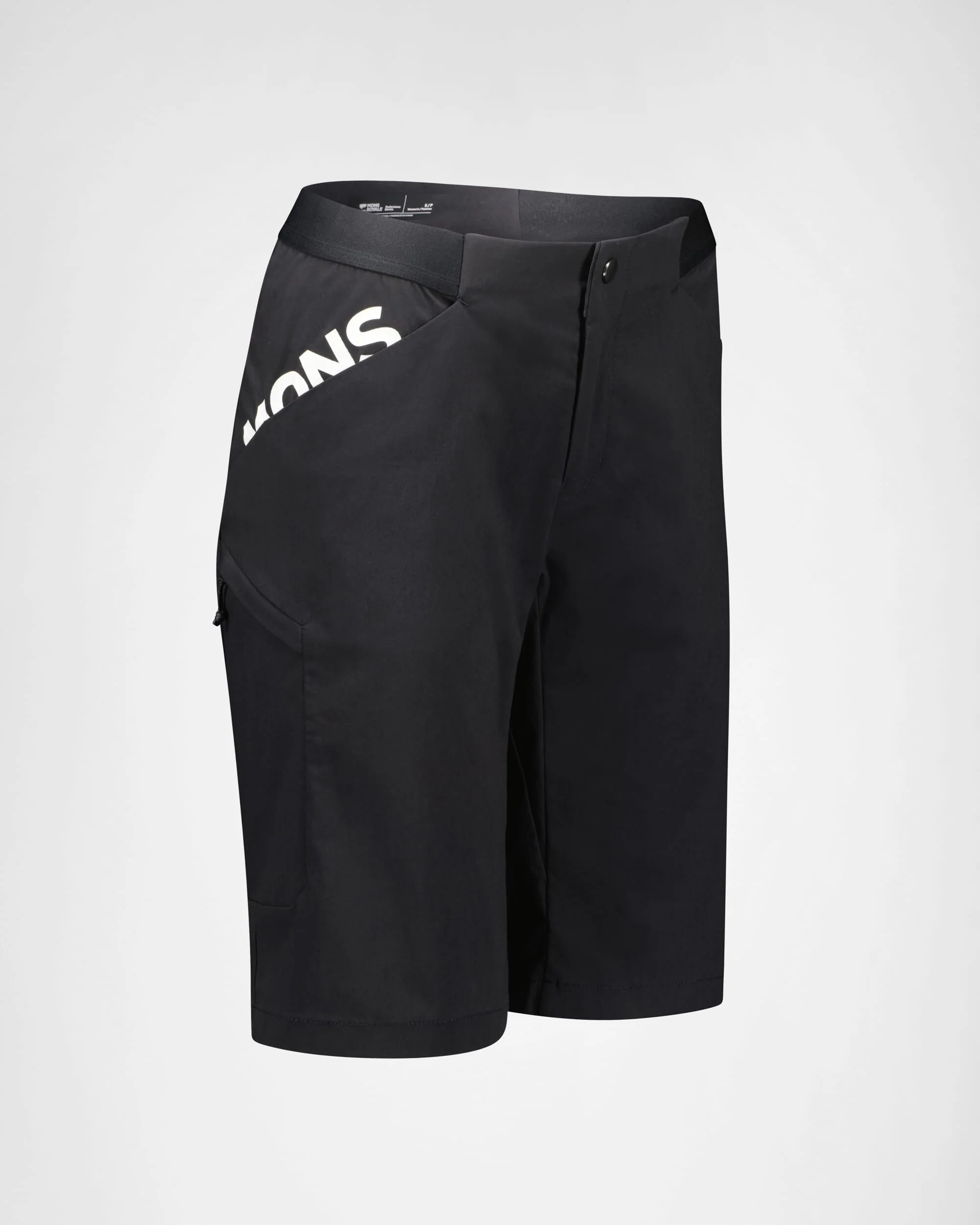 Diversion Merino Trail Shorts - Black | Women's Shorts - Image 6