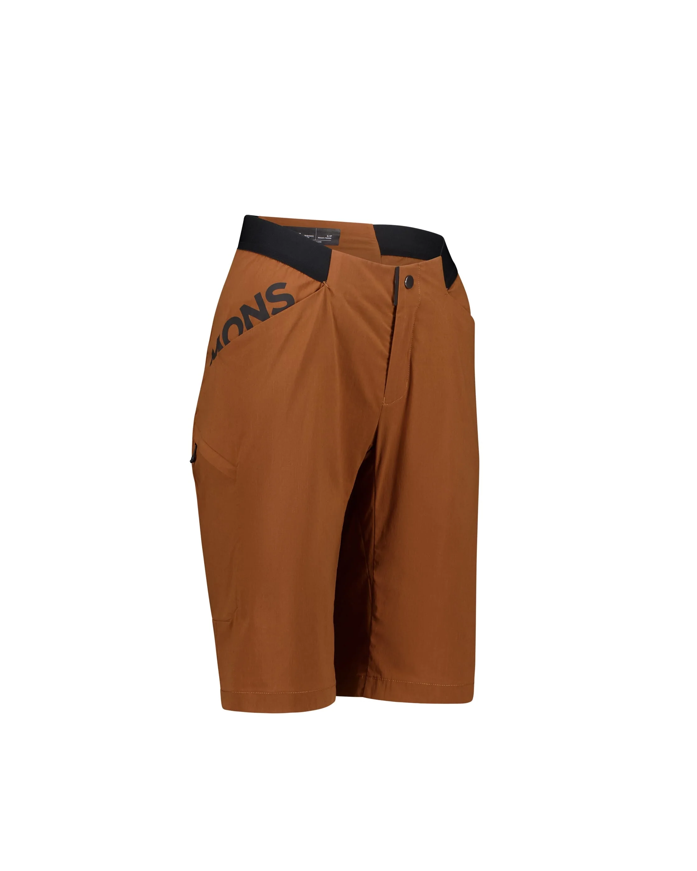 Diversion Merino Trail Shorts - Caramel | Women's Shorts - Image 6