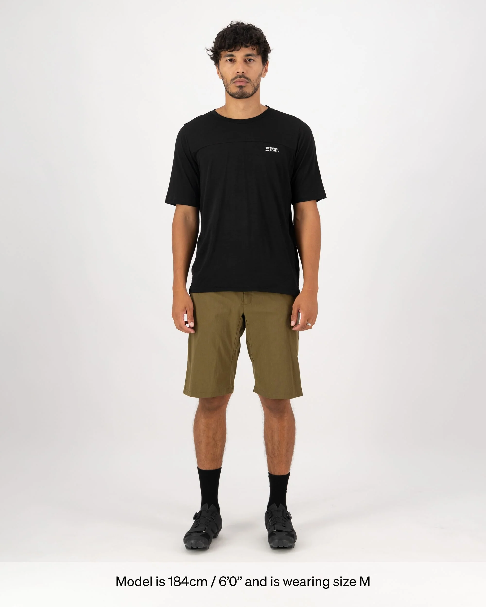 Diversion Merino Trail Shorts - Dark Olive | Men's Shorts - Image 8