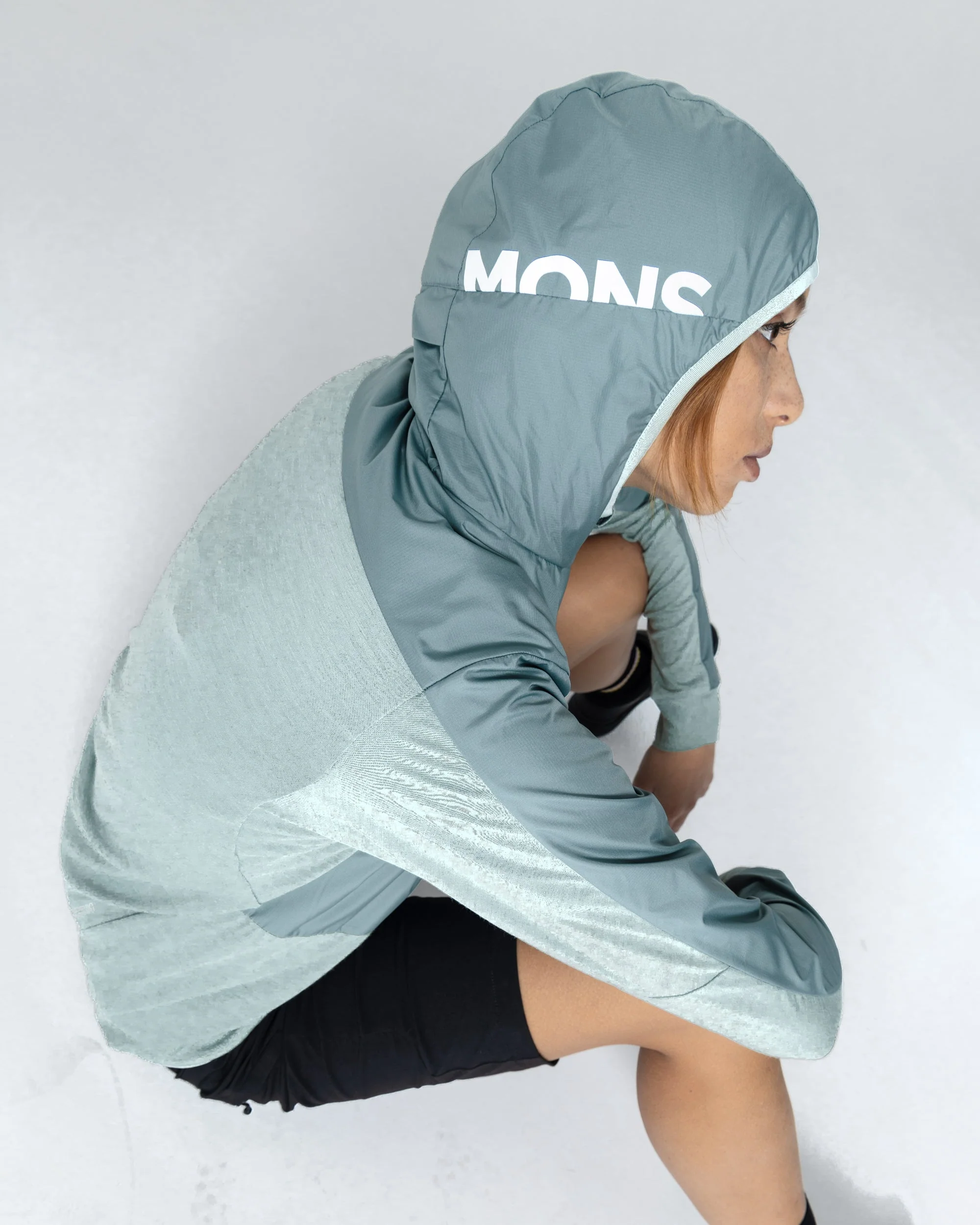 Diversion Merino Wind Jacket - Dew / Desert Sage - Image 4