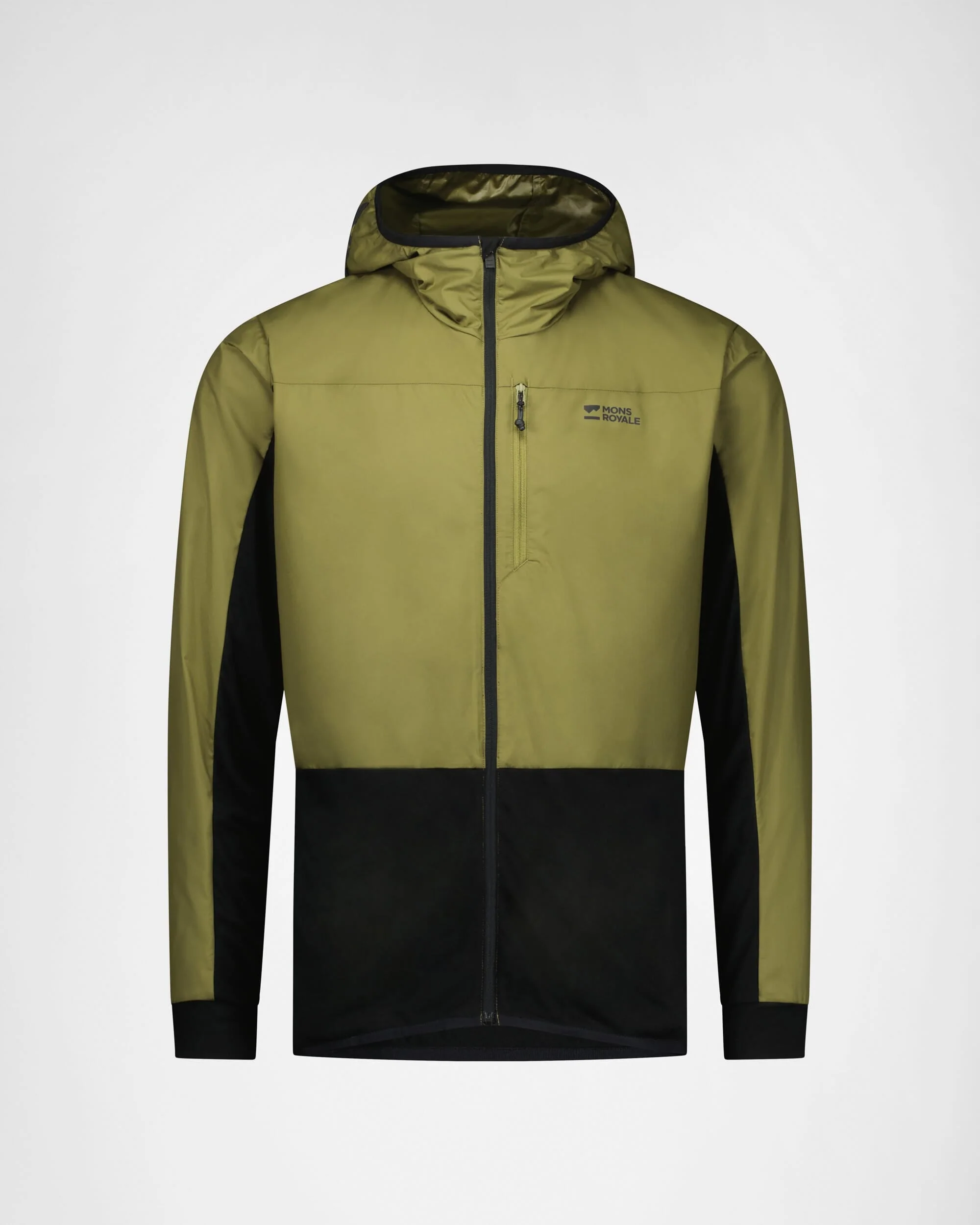 Diversion Merino Wind Jacket - Fern / Black | Men's Jacket - Image 5