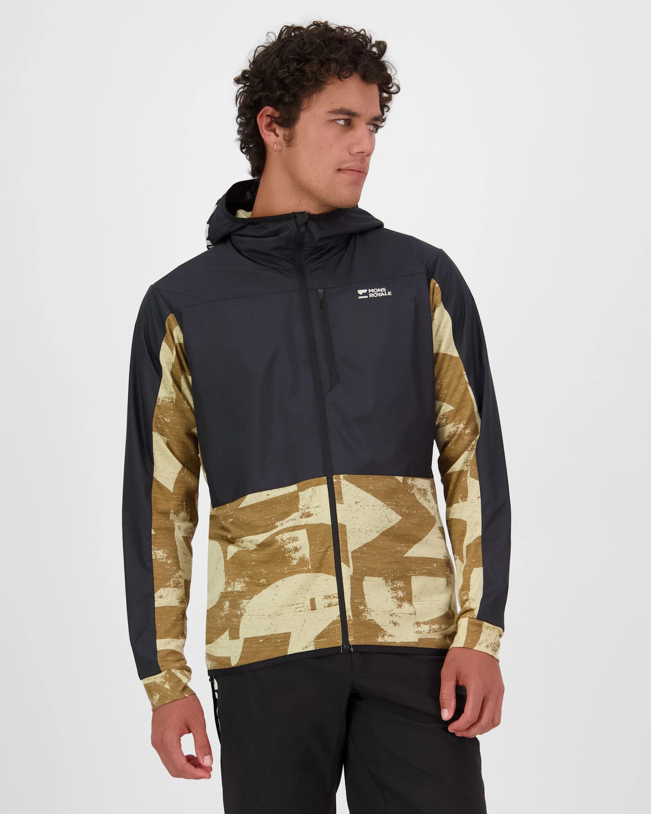 Diversion Merino Wind Jacket - Grunge / Black | Men's Jacket