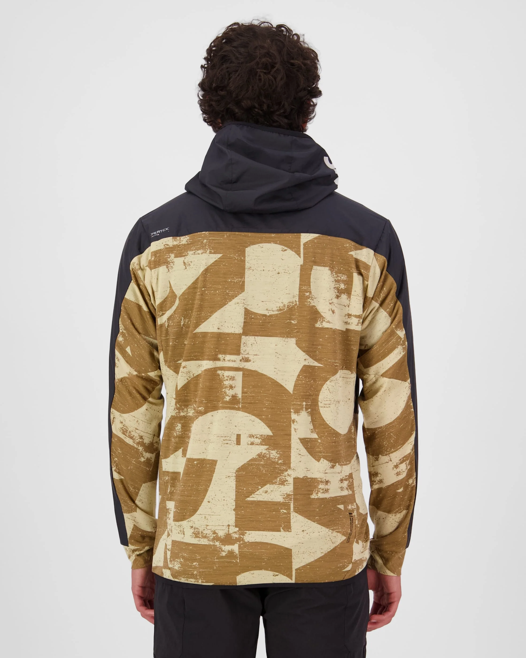 Diversion Merino Wind Jacket - Grunge / Black | Men's Jacket - Image 2