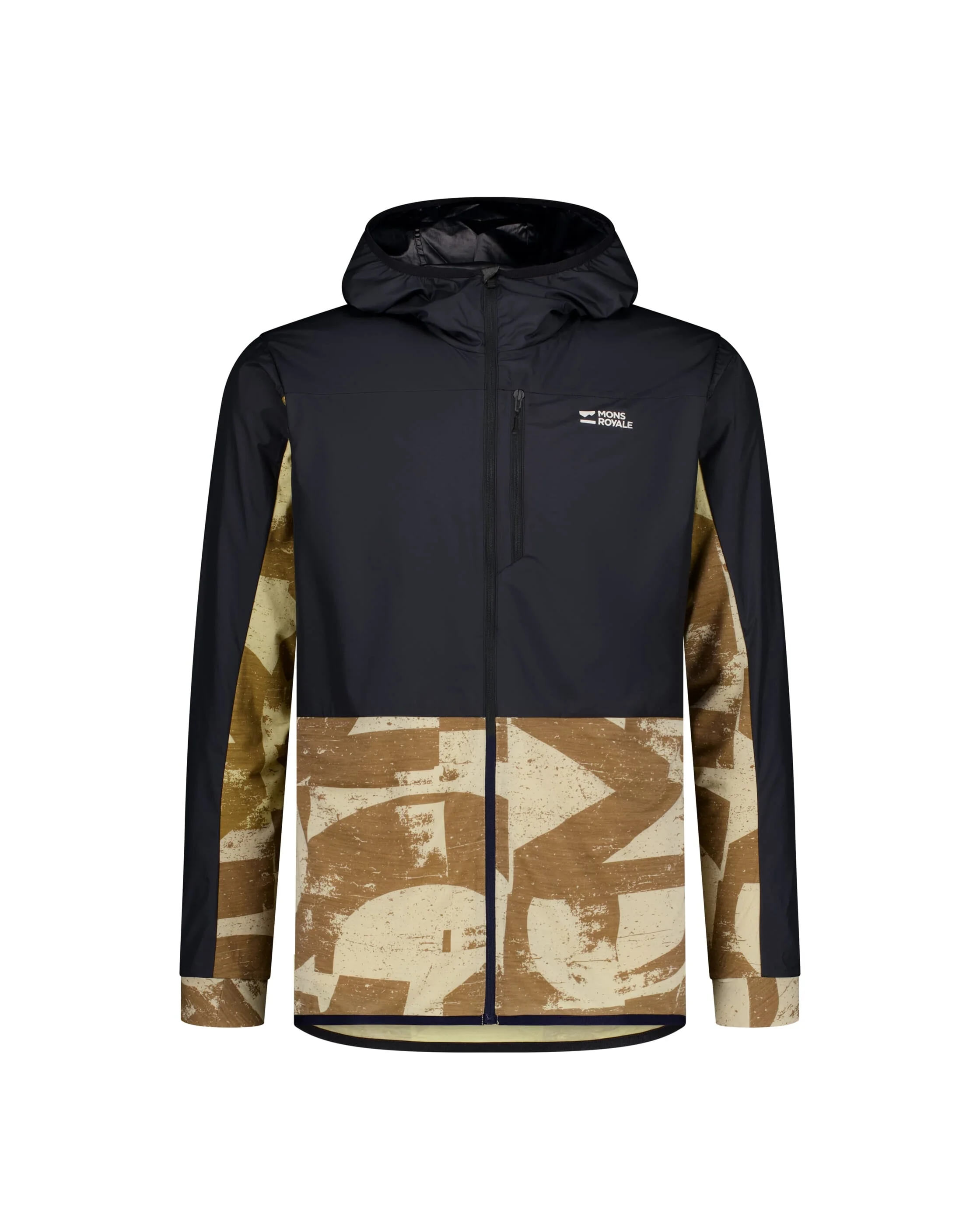 Diversion Merino Wind Jacket - Grunge / Black | Men's Jacket - Image 6