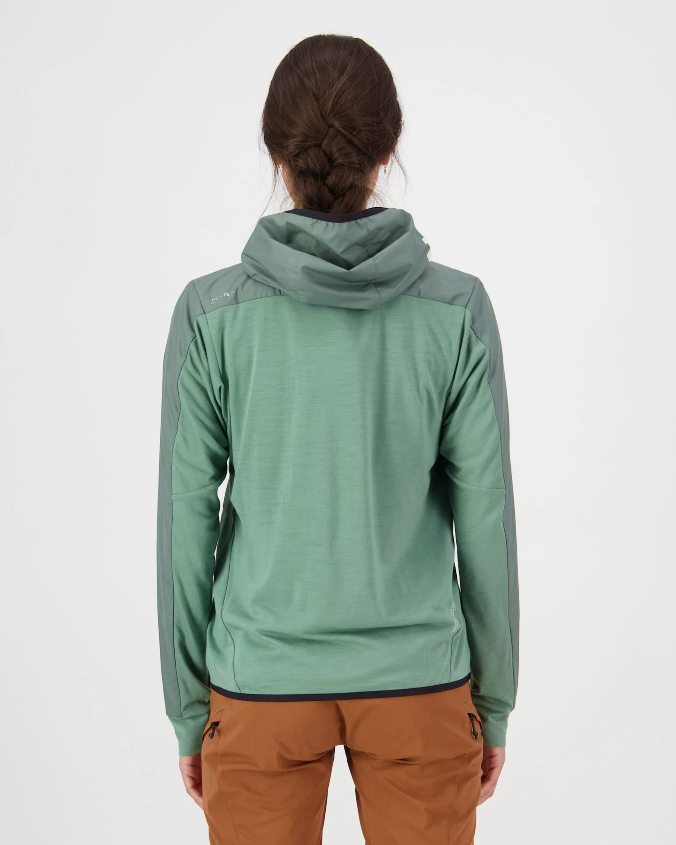Diversion Merino Wind Jacket - Thyme / Cypress | Women's Jacket - Image 2