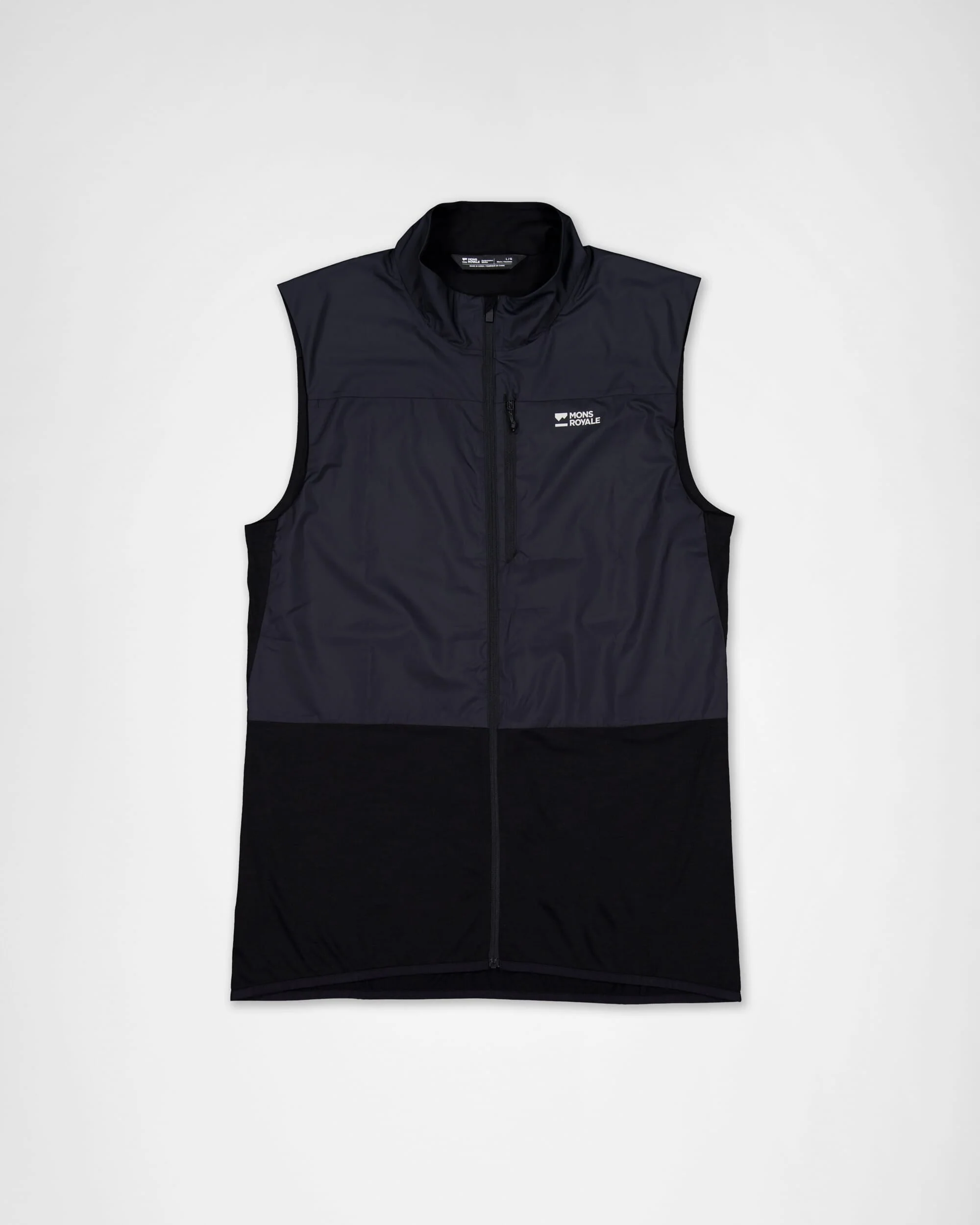 Diversion Merino Wind Vest - Black | Women's Vest - Image 4