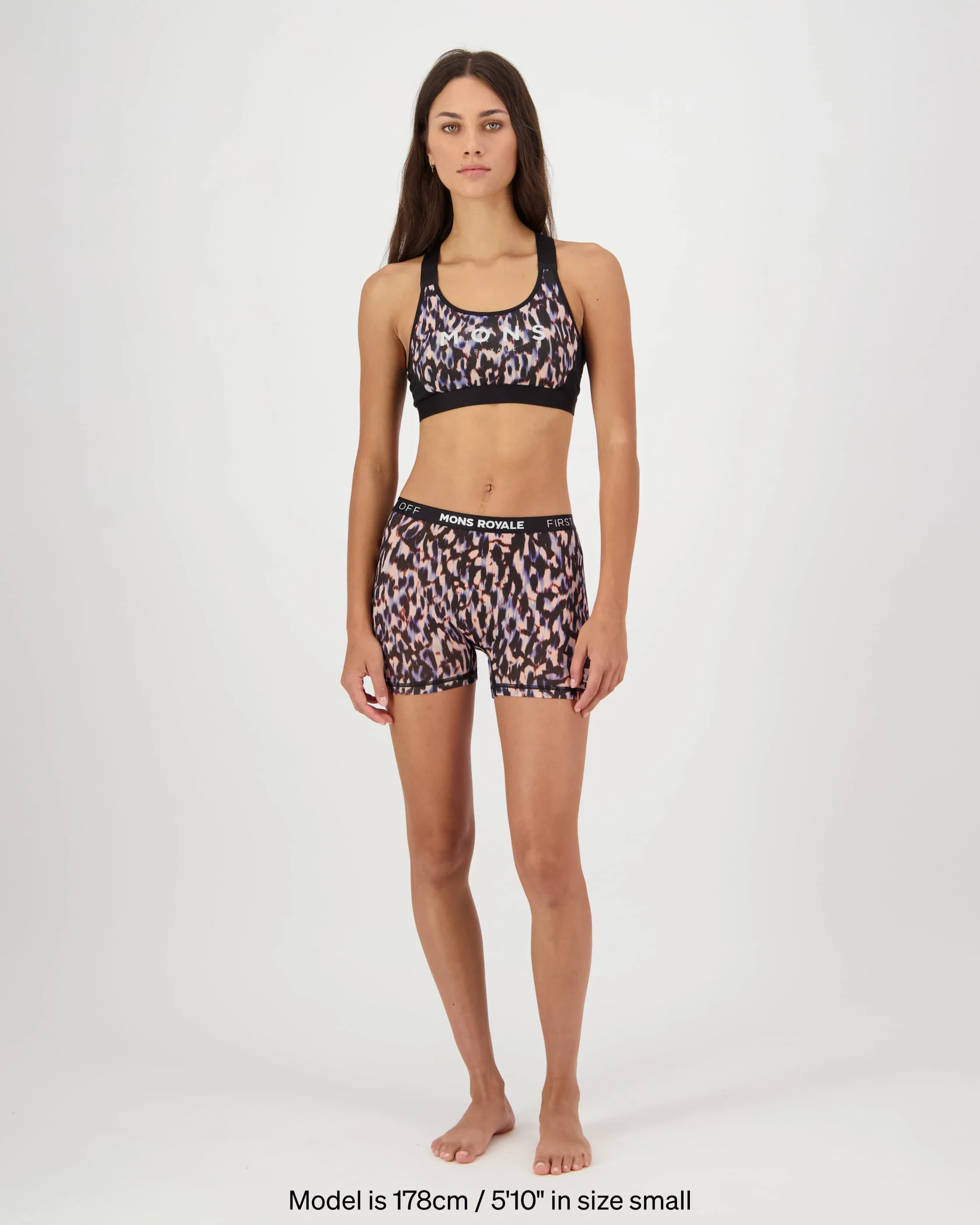 Hannah Merino Hot Pants - Rock Leopard | Women's Underwear - Image 3