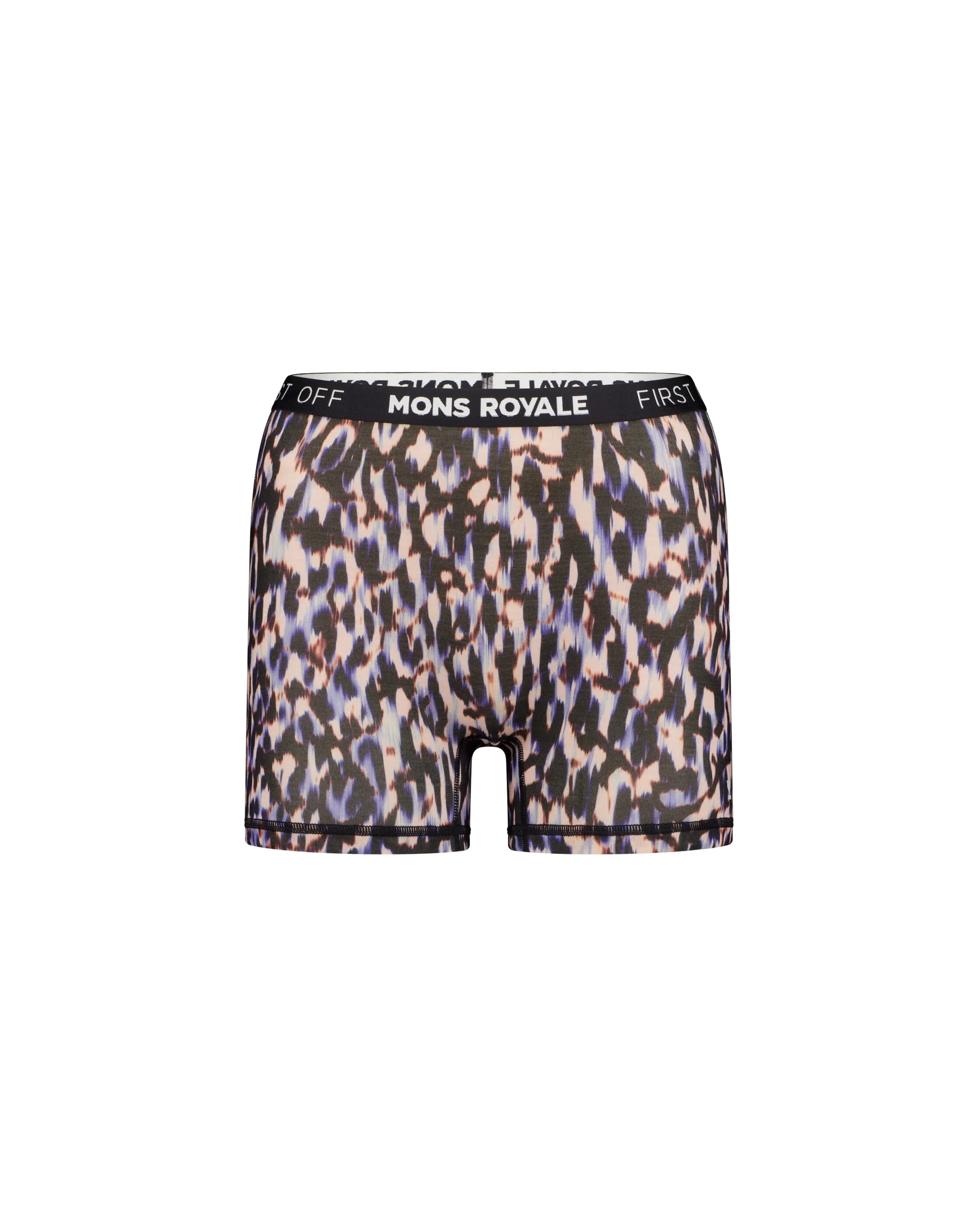 Hannah Merino Hot Pants - Rock Leopard | Women's Underwear - Image 4
