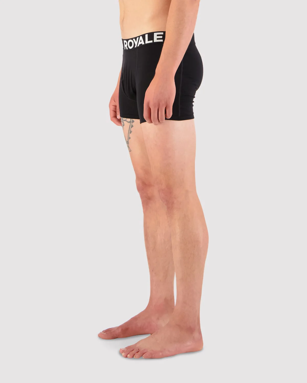 Hold 'em Shorty Merino Boxer - Black | Men's Underwear - Image 3