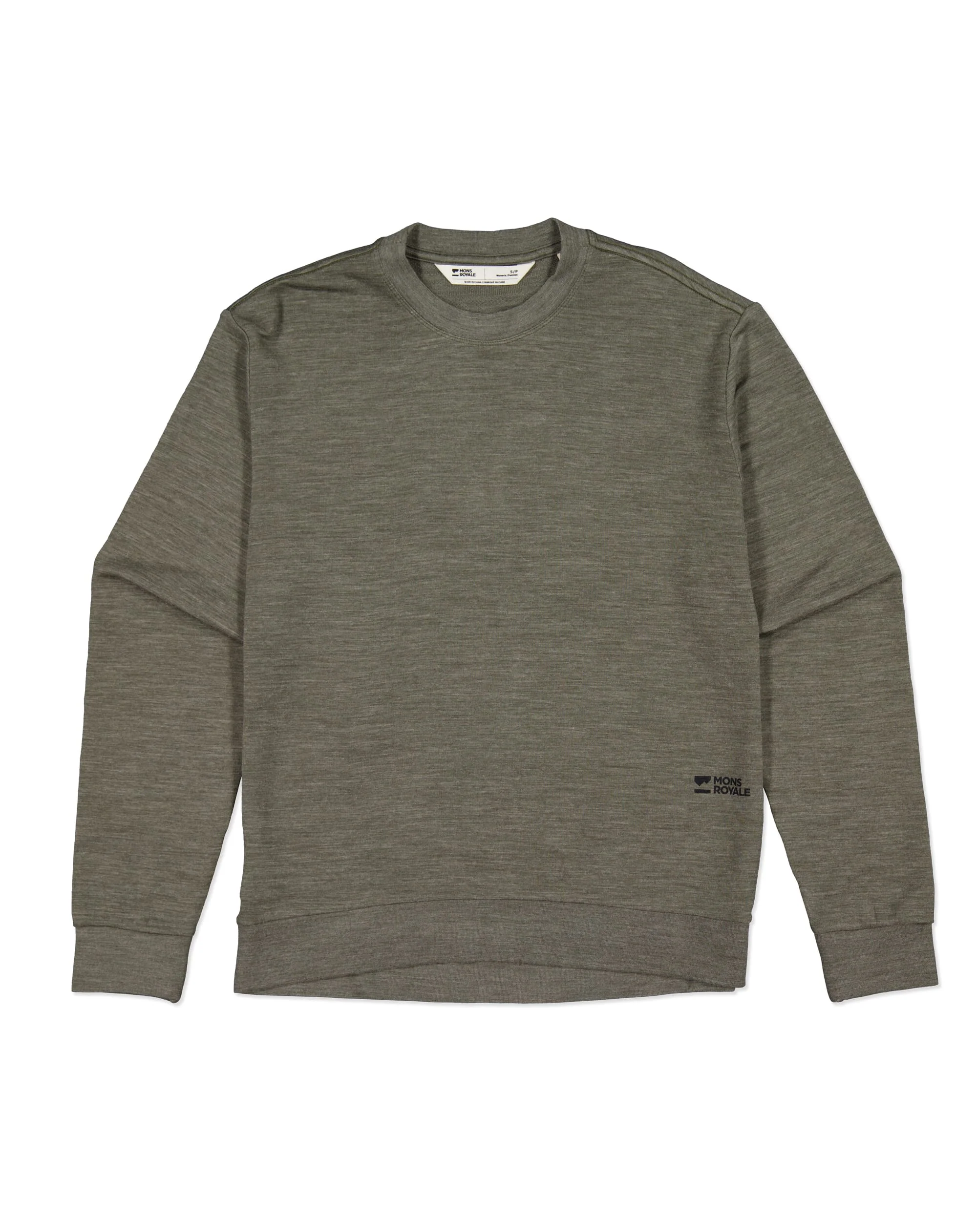 Horizon Merino Crew - Dark Olive | Women's Mid Layer - Image 4