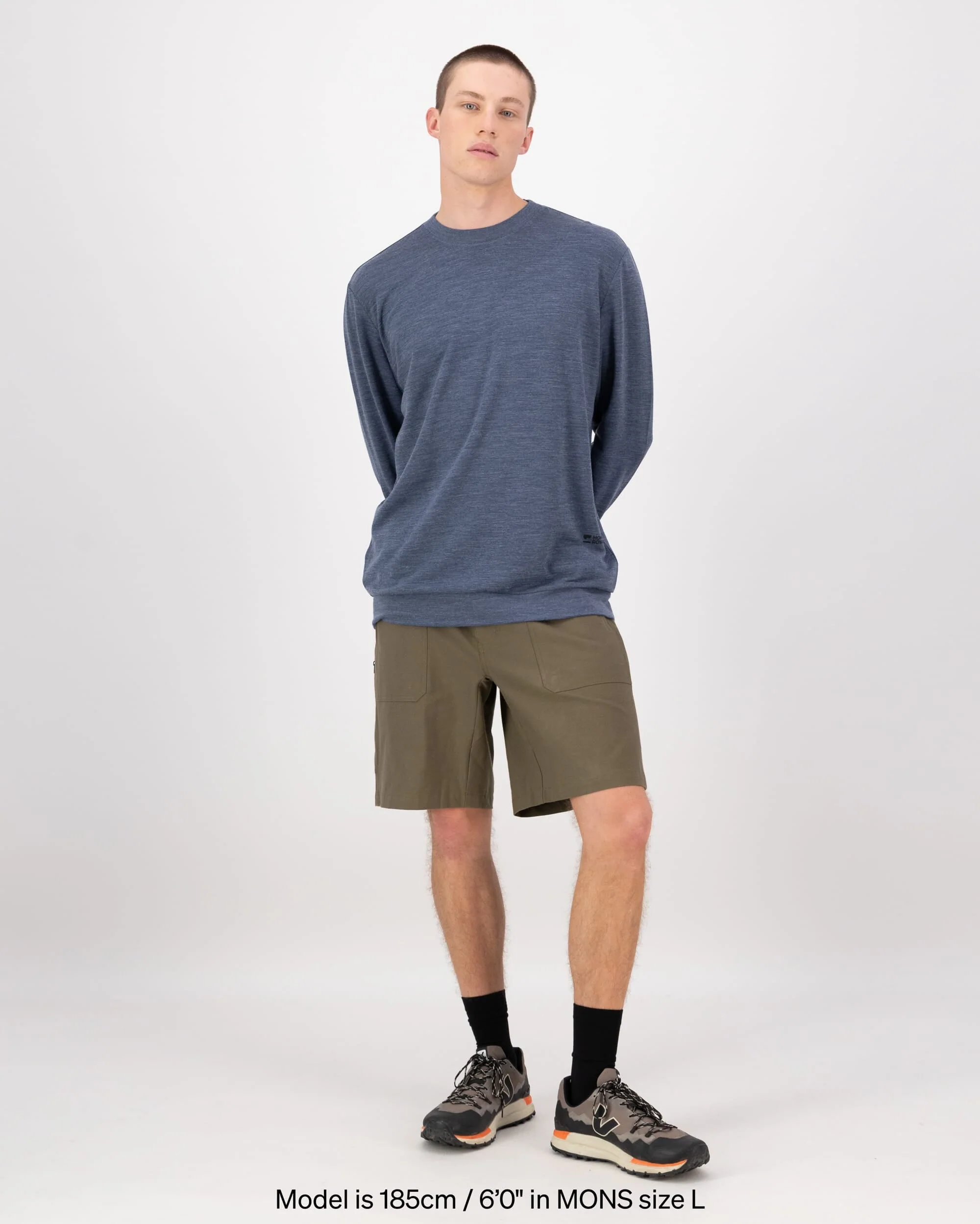 Horizon Merino Crew - Navy | Men's Mid Layer - Image 3