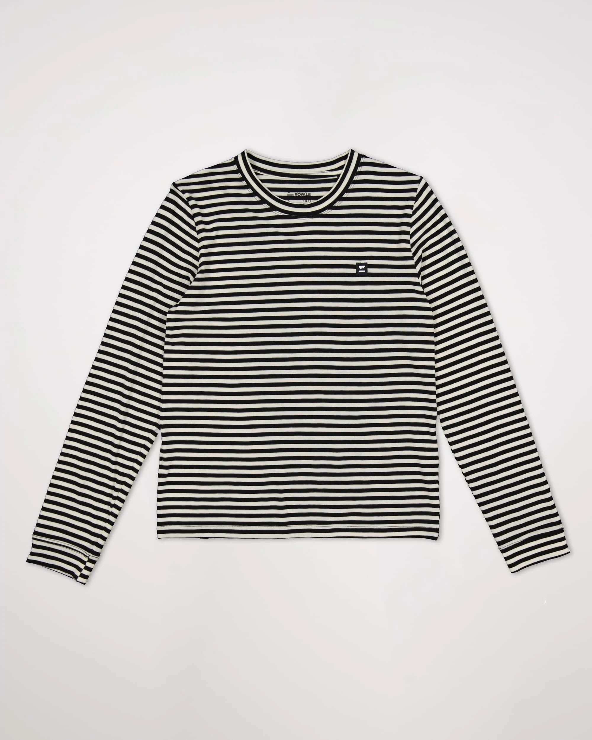 Icon Merino Long Sleeve - Stripe | Women's Long Sleeve Top - Image 4