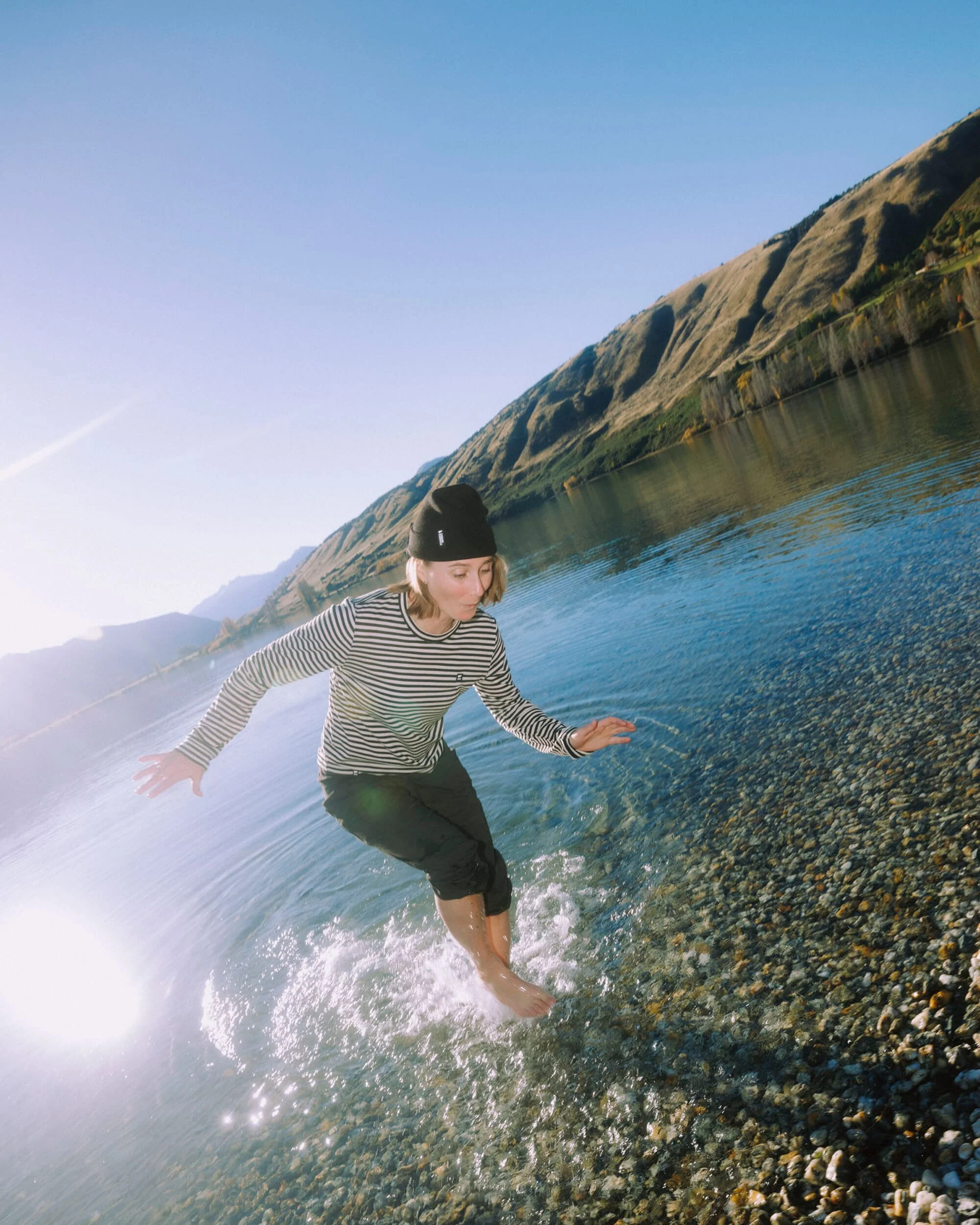 Icon Merino Long Sleeve - Stripe | Women's Long Sleeve Top - Image 5