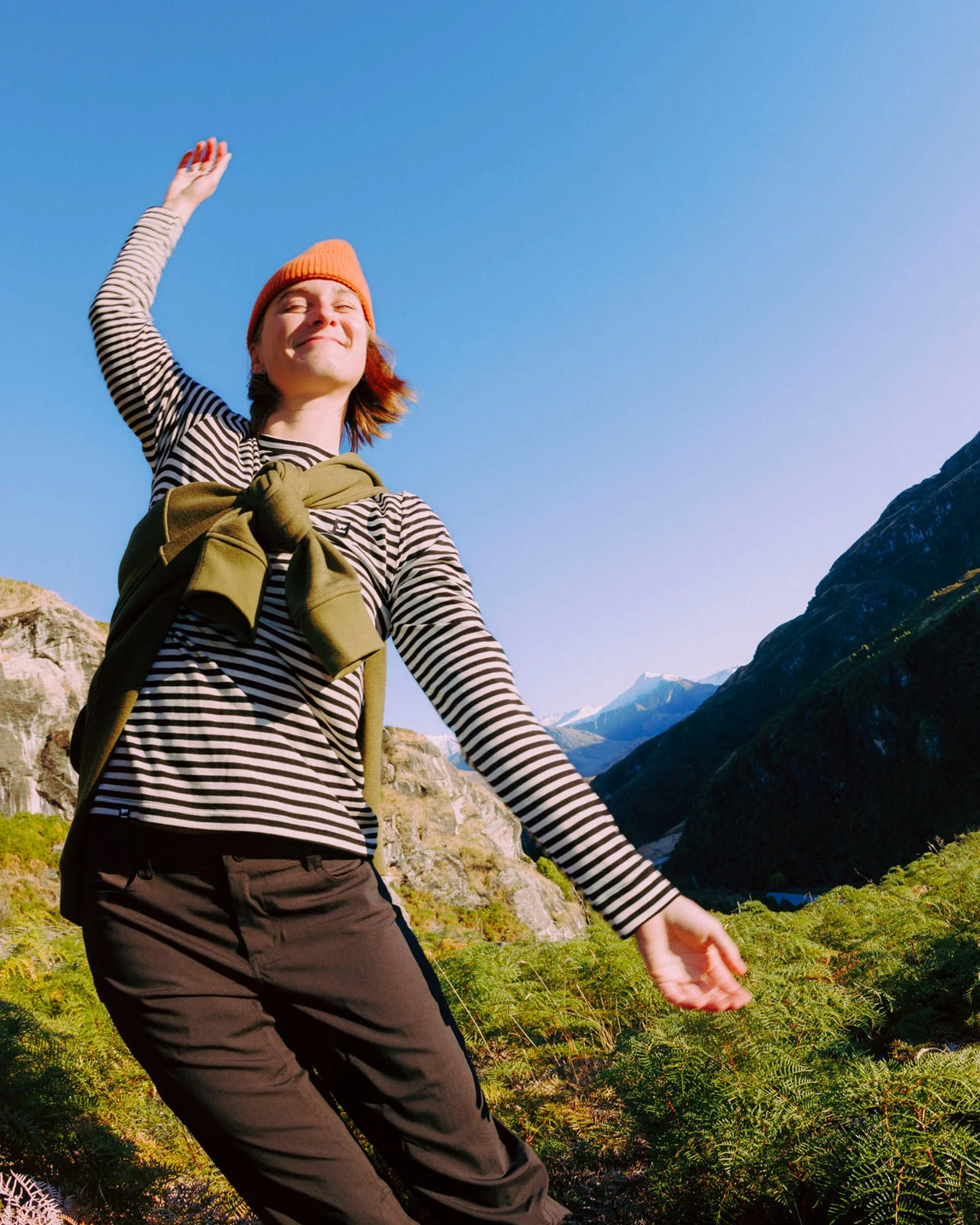 Icon Merino Long Sleeve - Stripe | Women's Long Sleeve Top - Image 6
