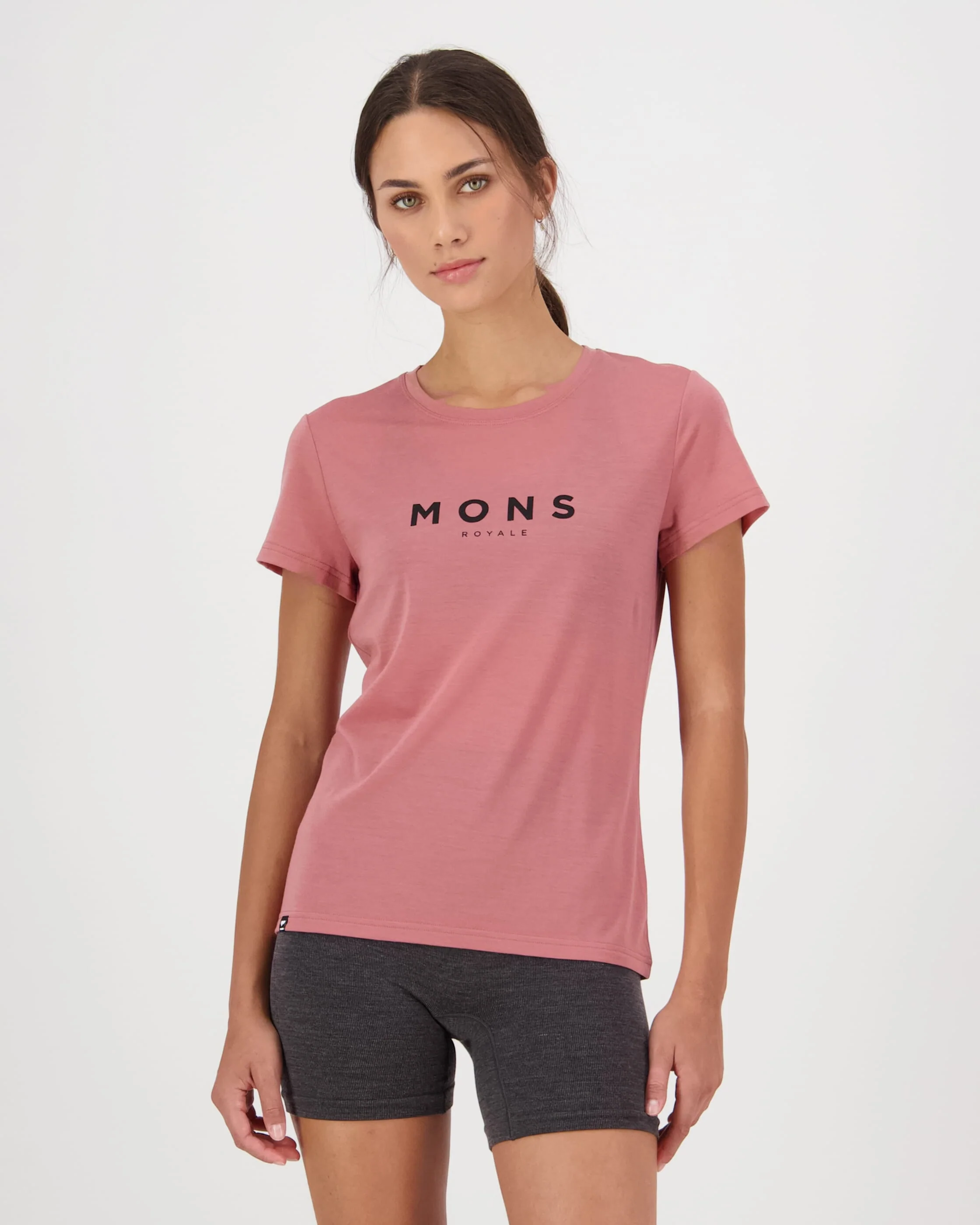 Icon Merino Classic T-Shirt - Canyon Rose | Women's T-Shirt