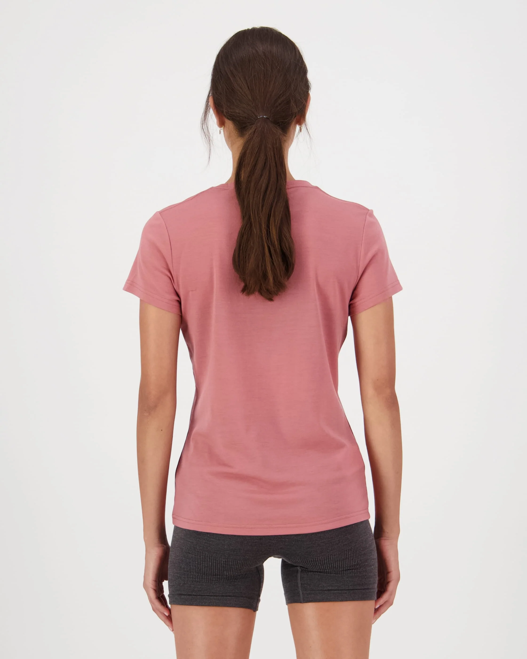 Icon Merino Classic T-Shirt - Canyon Rose | Women's T-Shirt - Image 2