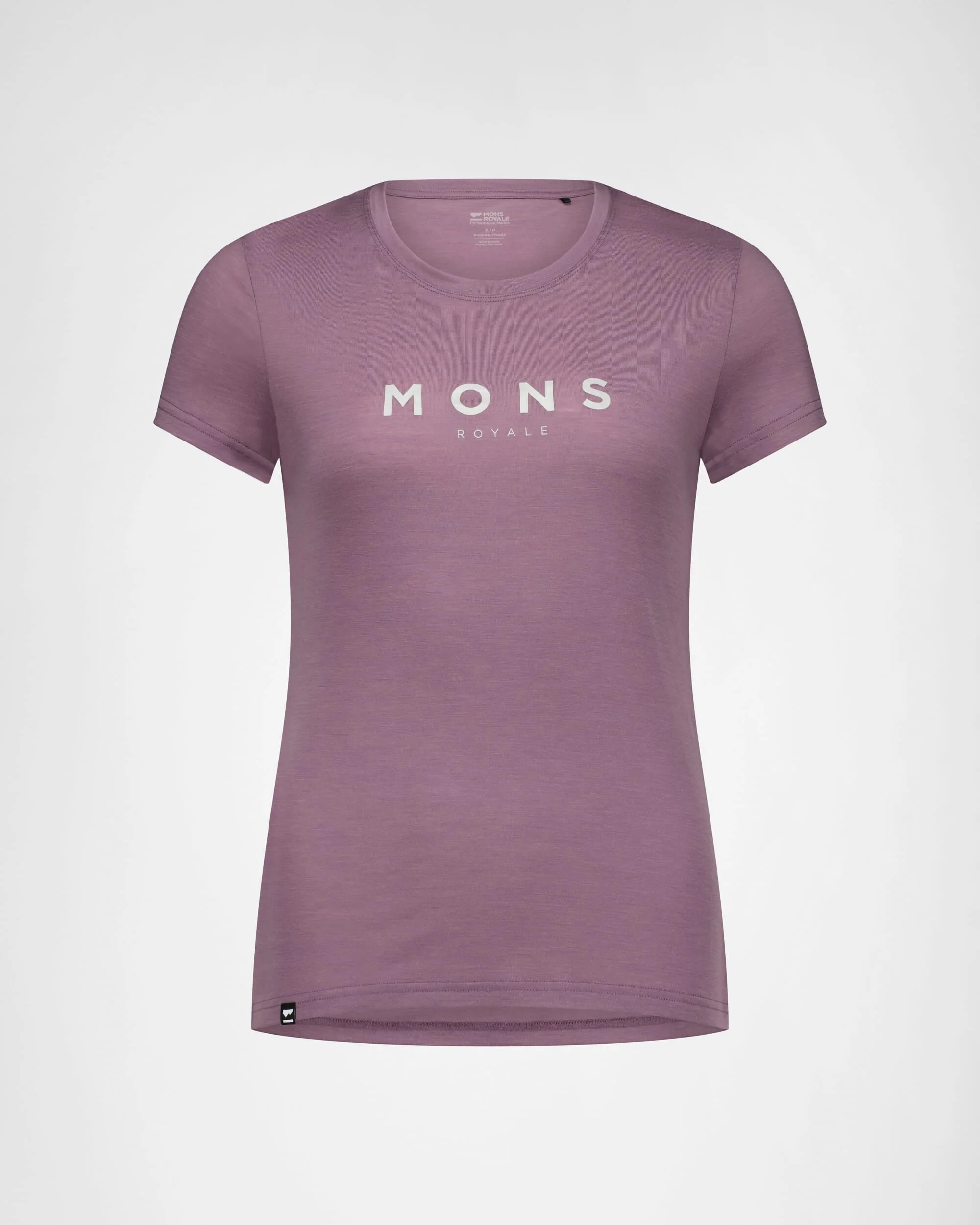 Icon Merino Classic T-Shirt - Mauve - Image 3