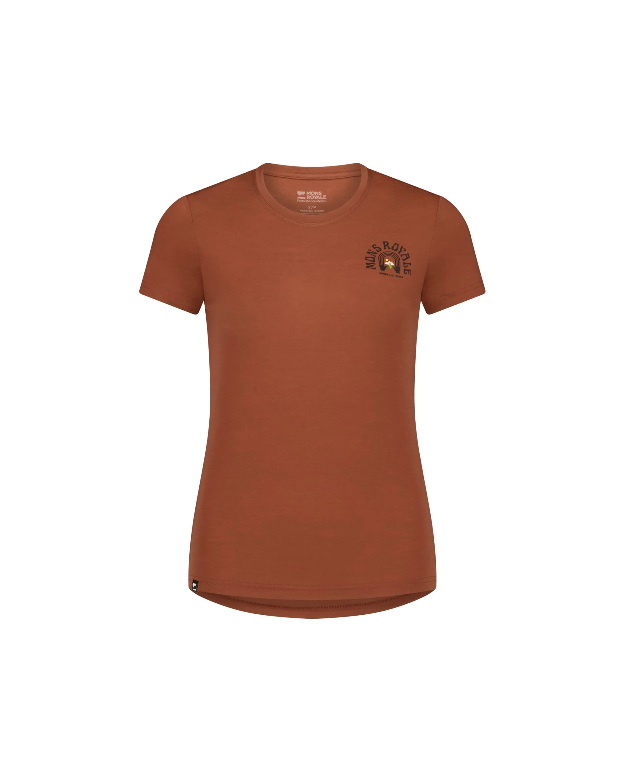 Icon Merino Classic T-Shirt - Sienna | Women's T-Shirt - Image 4