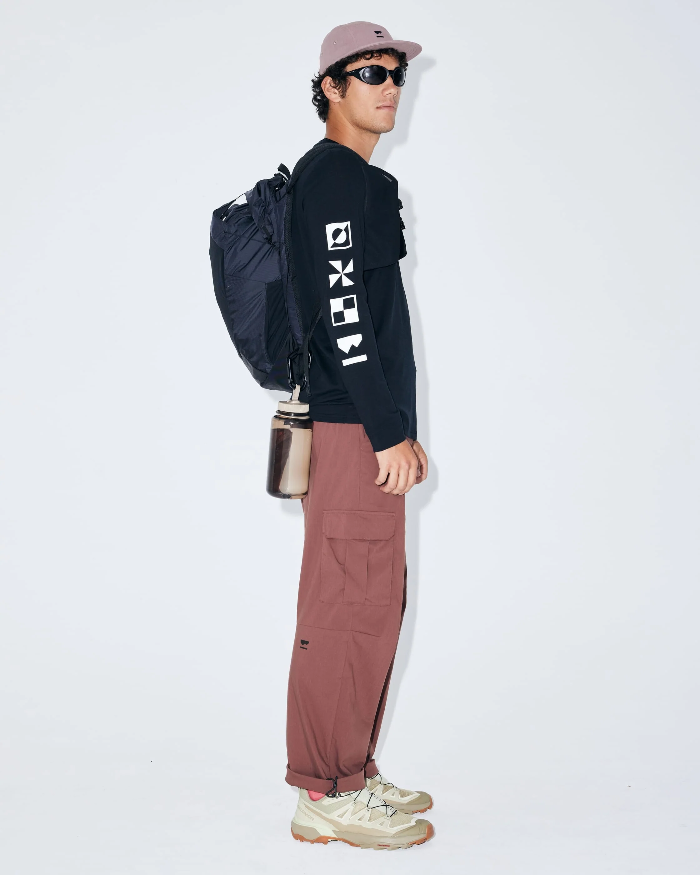 Icon Merino Long Sleeve - Black | Men's Long Sleeve Top - Image 6
