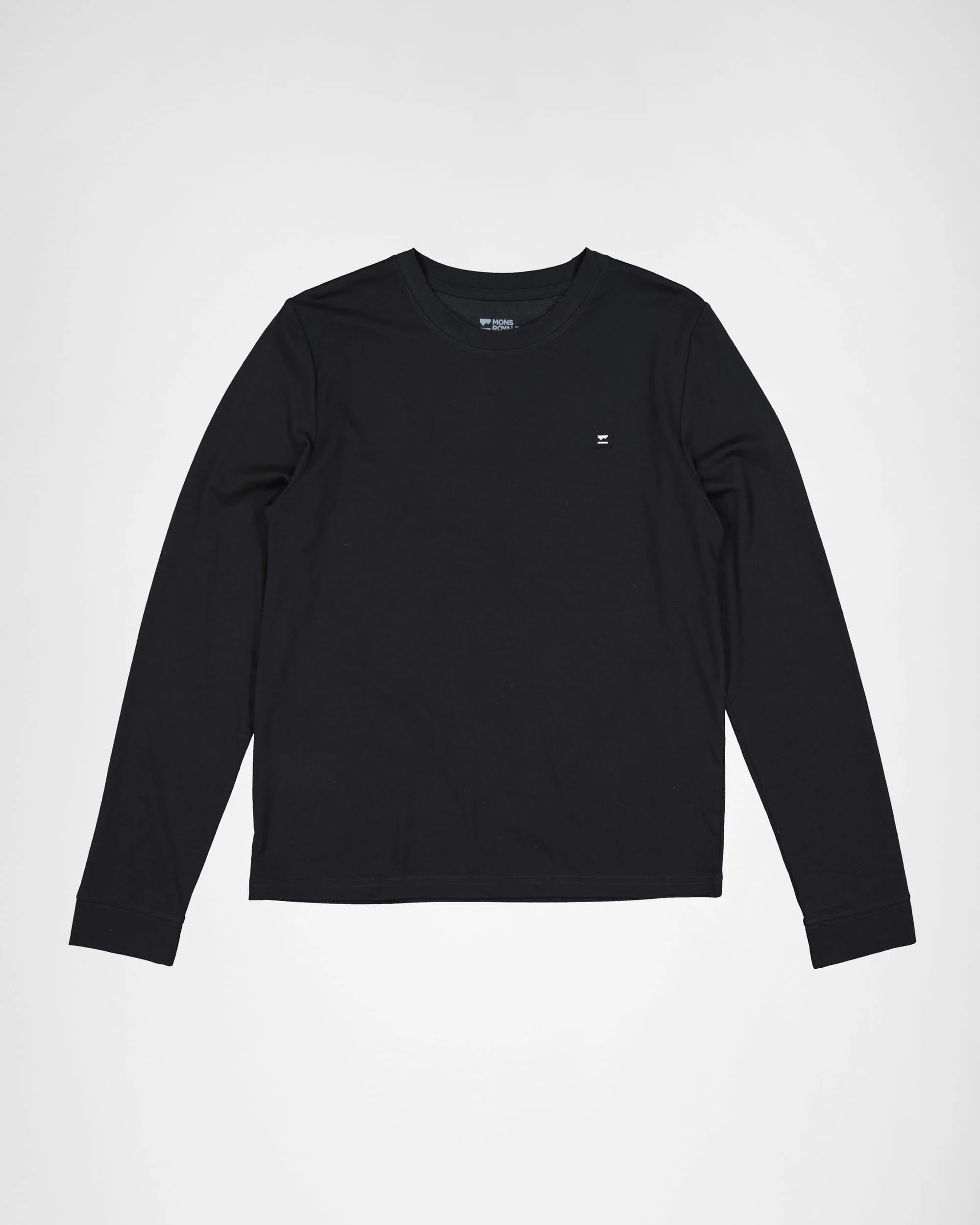 Icon Merino Long Sleeve - Black | Women's Long Sleeve Top - Image 5