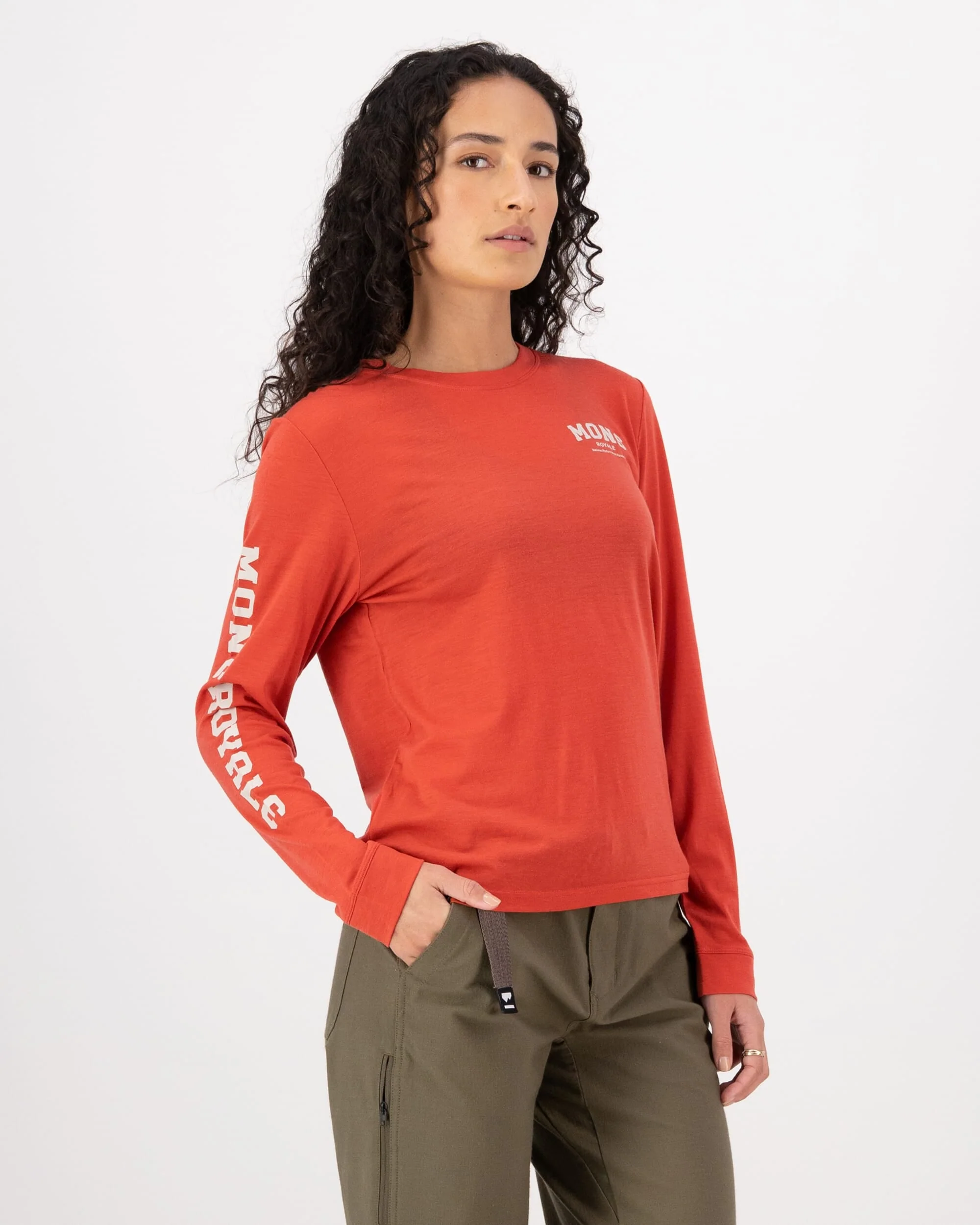 Icon Merino Long Sleeve - Cranberry | Women's Long Sleeve Top