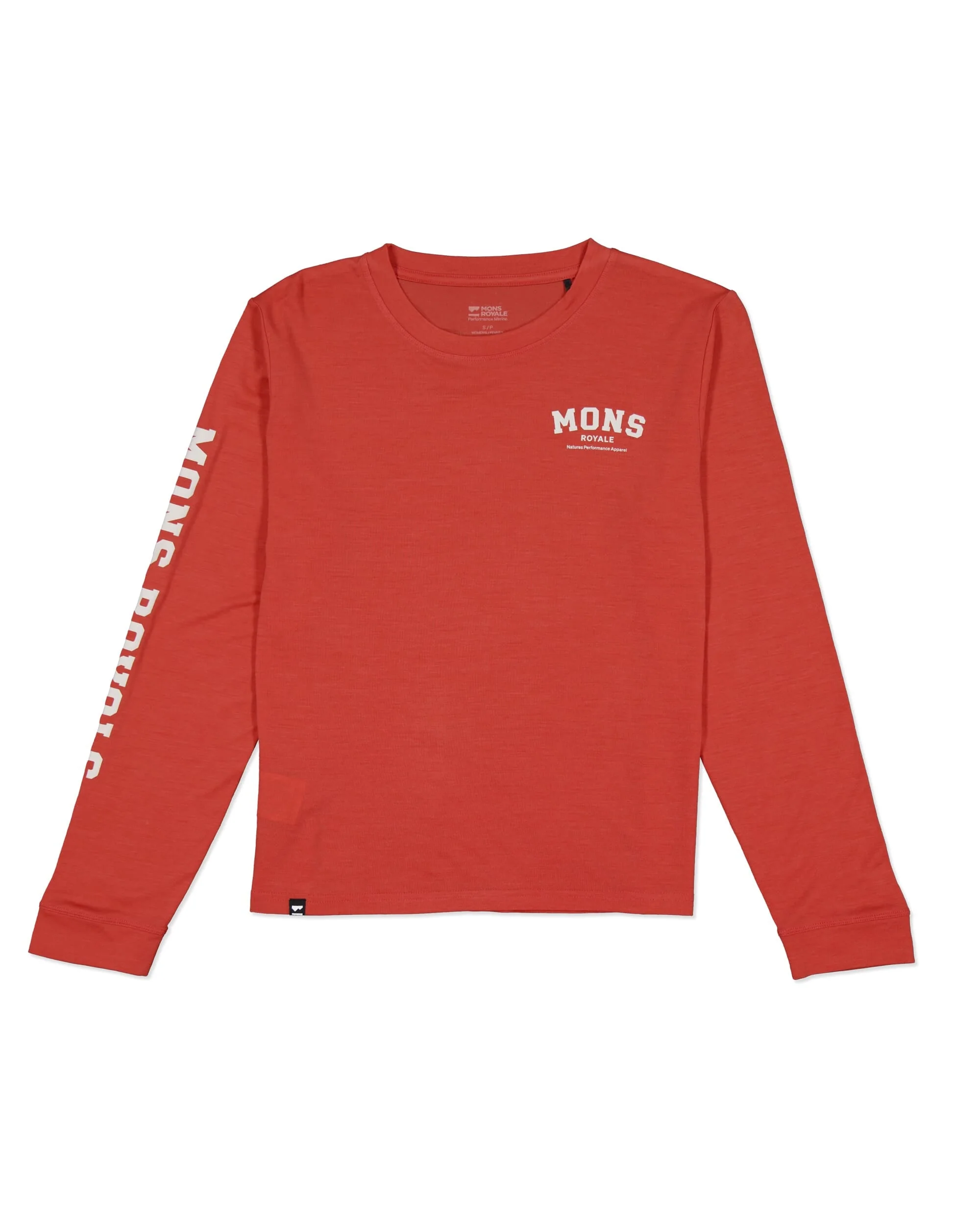 Icon Merino Long Sleeve - Cranberry | Women's Long Sleeve Top - Image 5