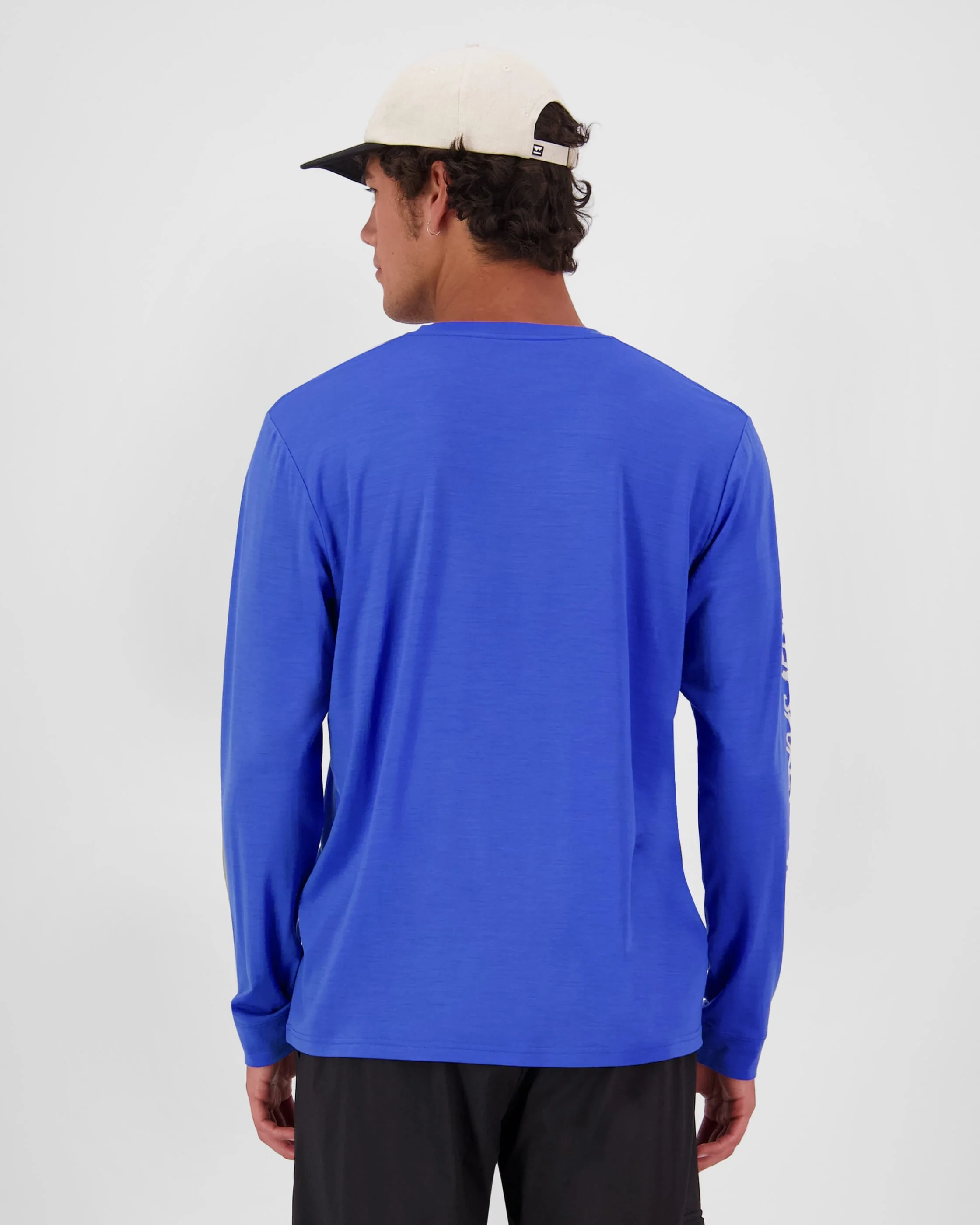 Icon Merino Long Sleeve - Ultramarine | Men's Long Sleeve Top - Image 2