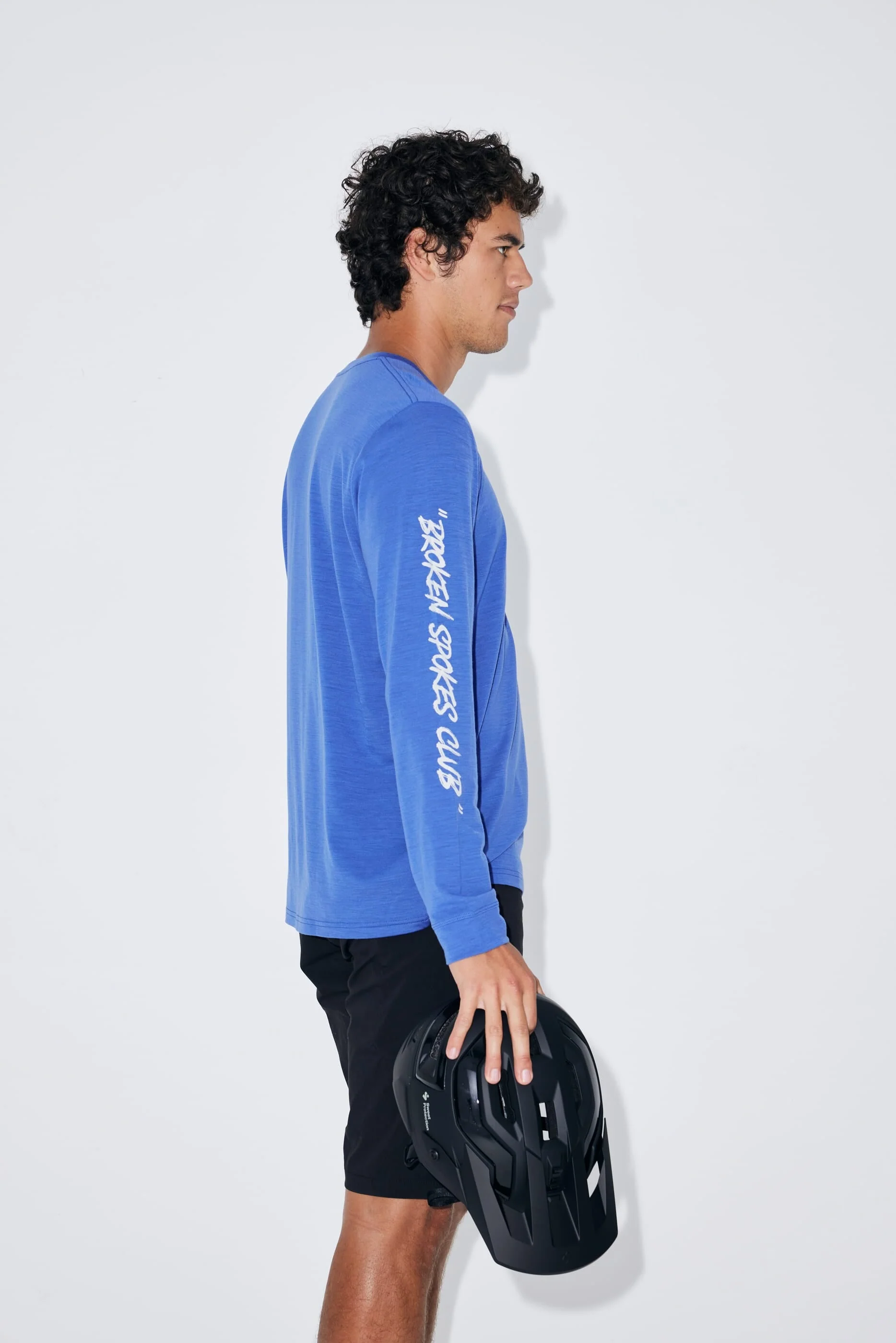 Icon Merino Long Sleeve - Ultramarine | Men's Long Sleeve Top - Image 7