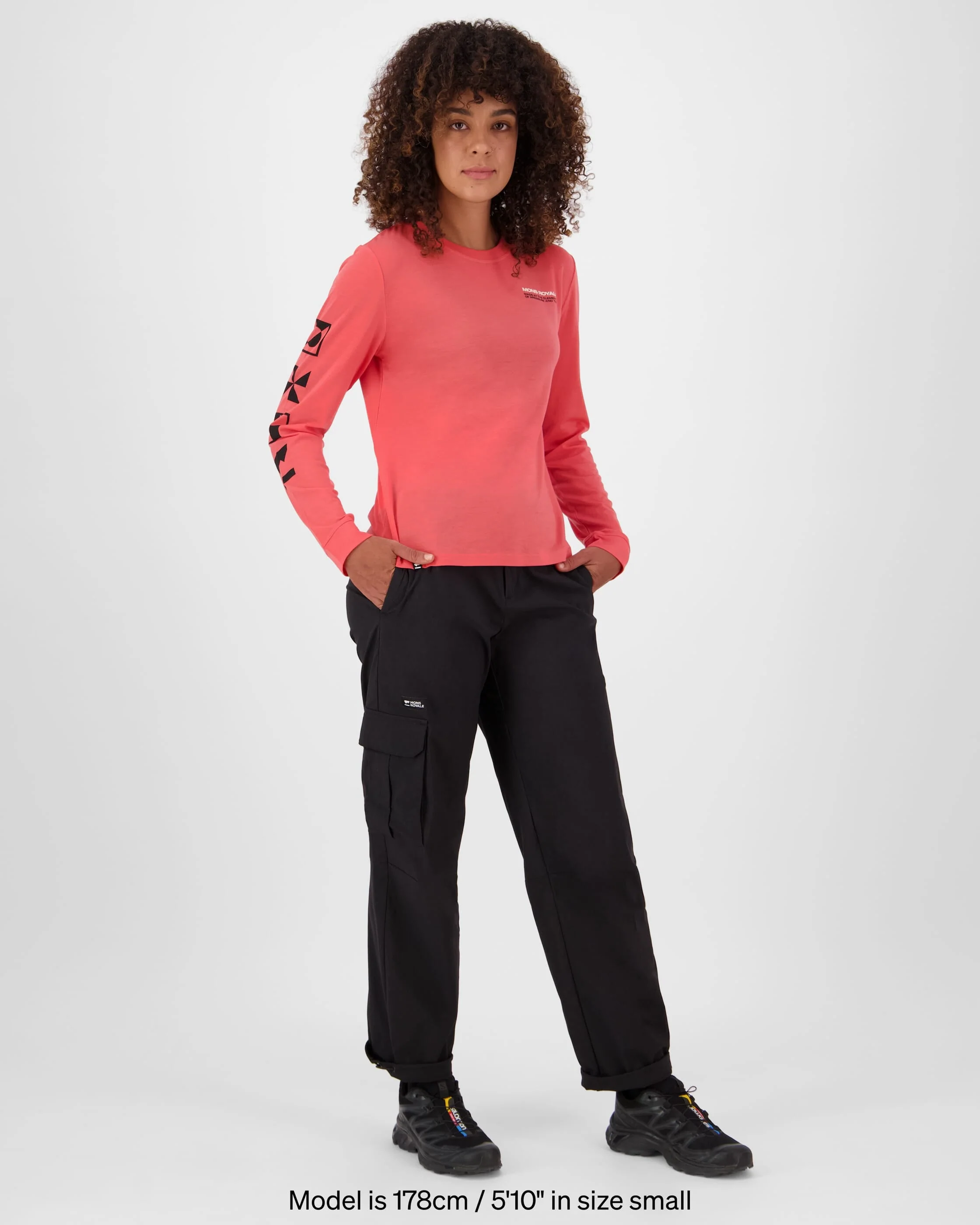 Icon Merino Long Sleeve - Watermelon | Women's Long Sleeve Top - Image 3