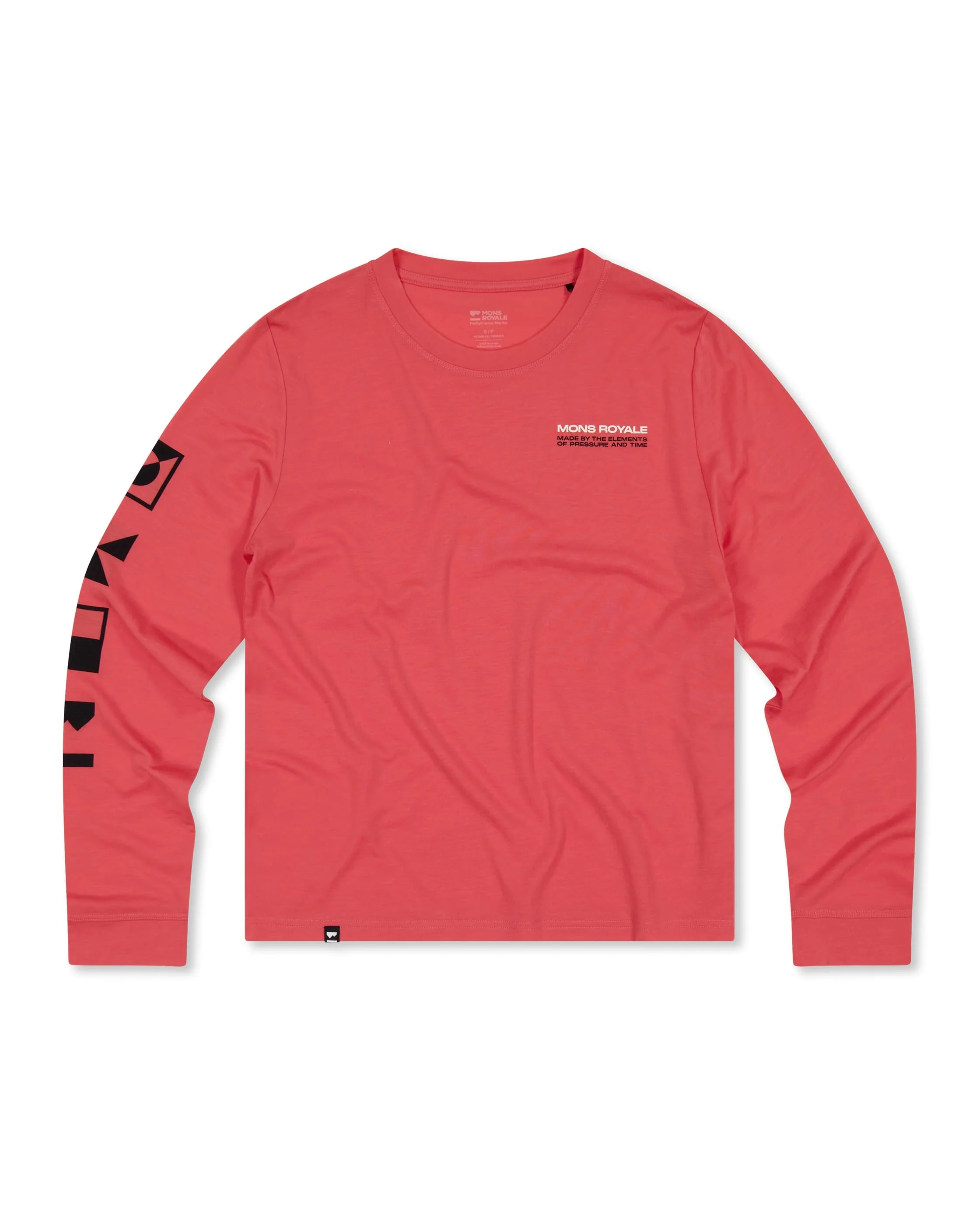 Icon Merino Long Sleeve - Watermelon | Women's Long Sleeve Top - Image 4